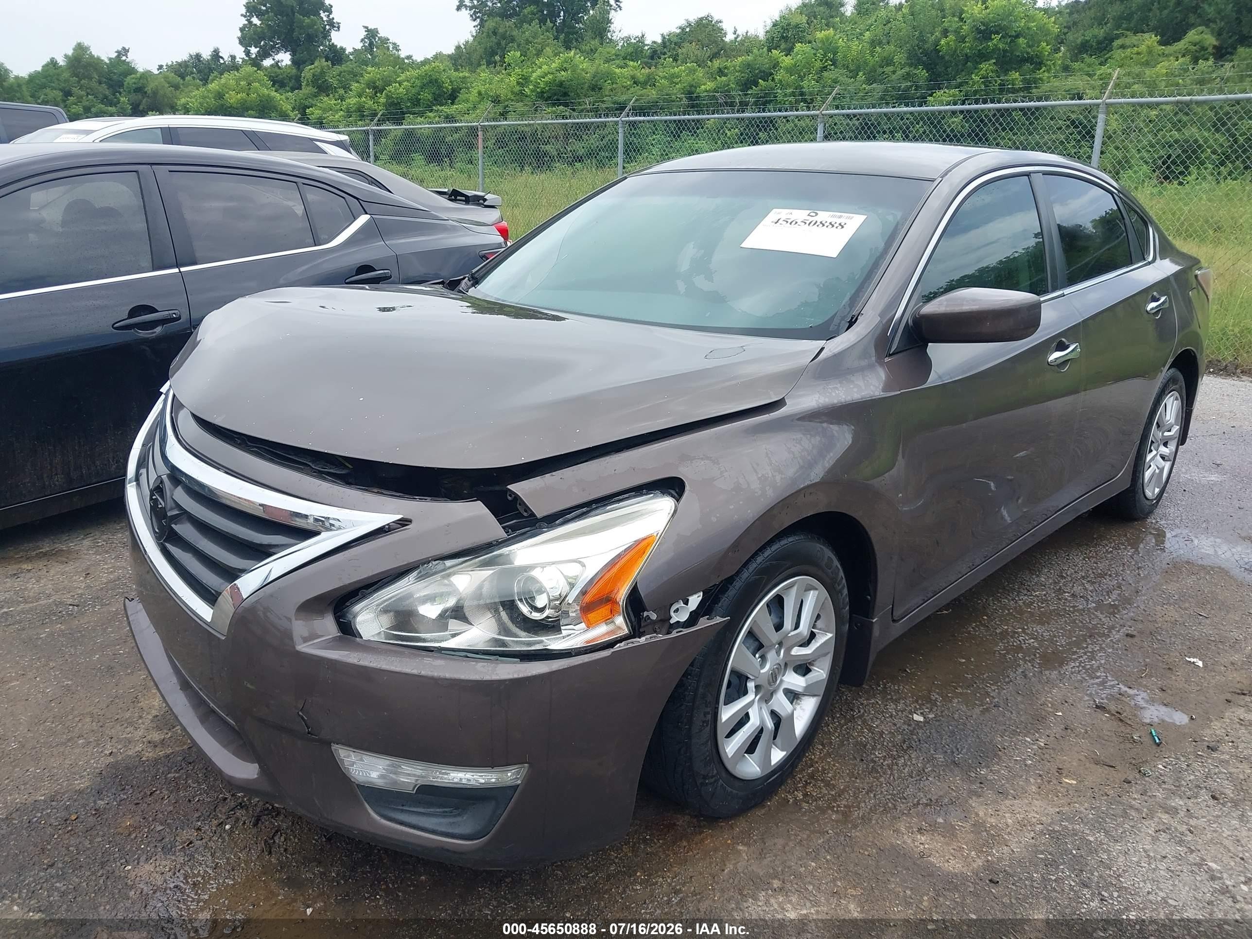 2015 Nissan Altima 2.5 S Brown vin: 1N4AL3AP7FN876090