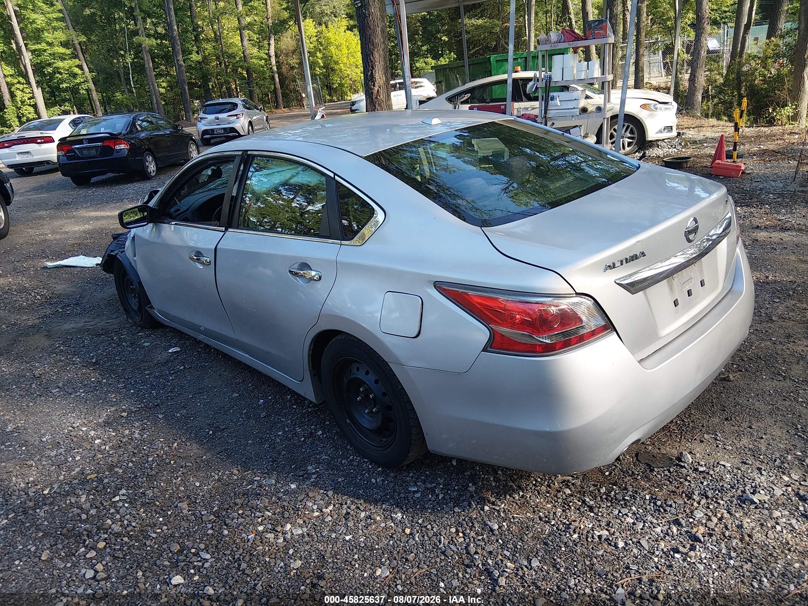 2015 Nissan Altima 2.5/2.5 S/2.5 Sl/2.5 Sv Silver vin: 1N4AL3AP7FN882858
