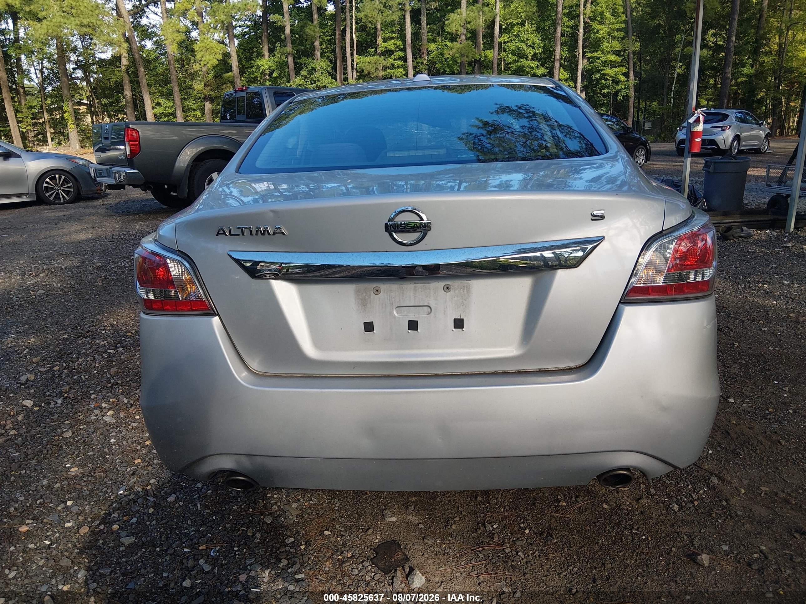 2015 Nissan Altima 2.5/2.5 S/2.5 Sl/2.5 Sv Silver vin: 1N4AL3AP7FN882858