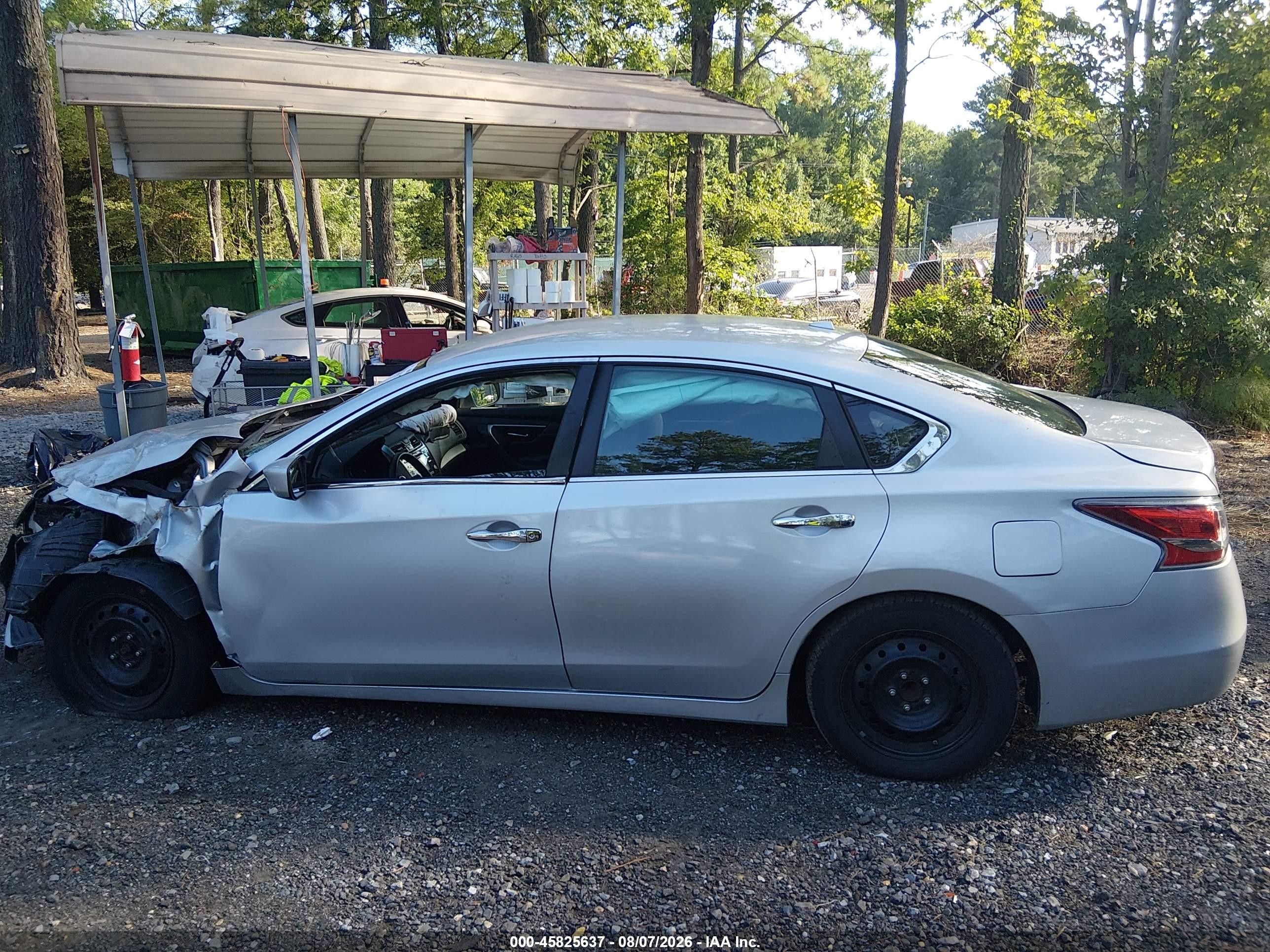 2015 Nissan Altima 2.5/2.5 S/2.5 Sl/2.5 Sv Silver vin: 1N4AL3AP7FN882858