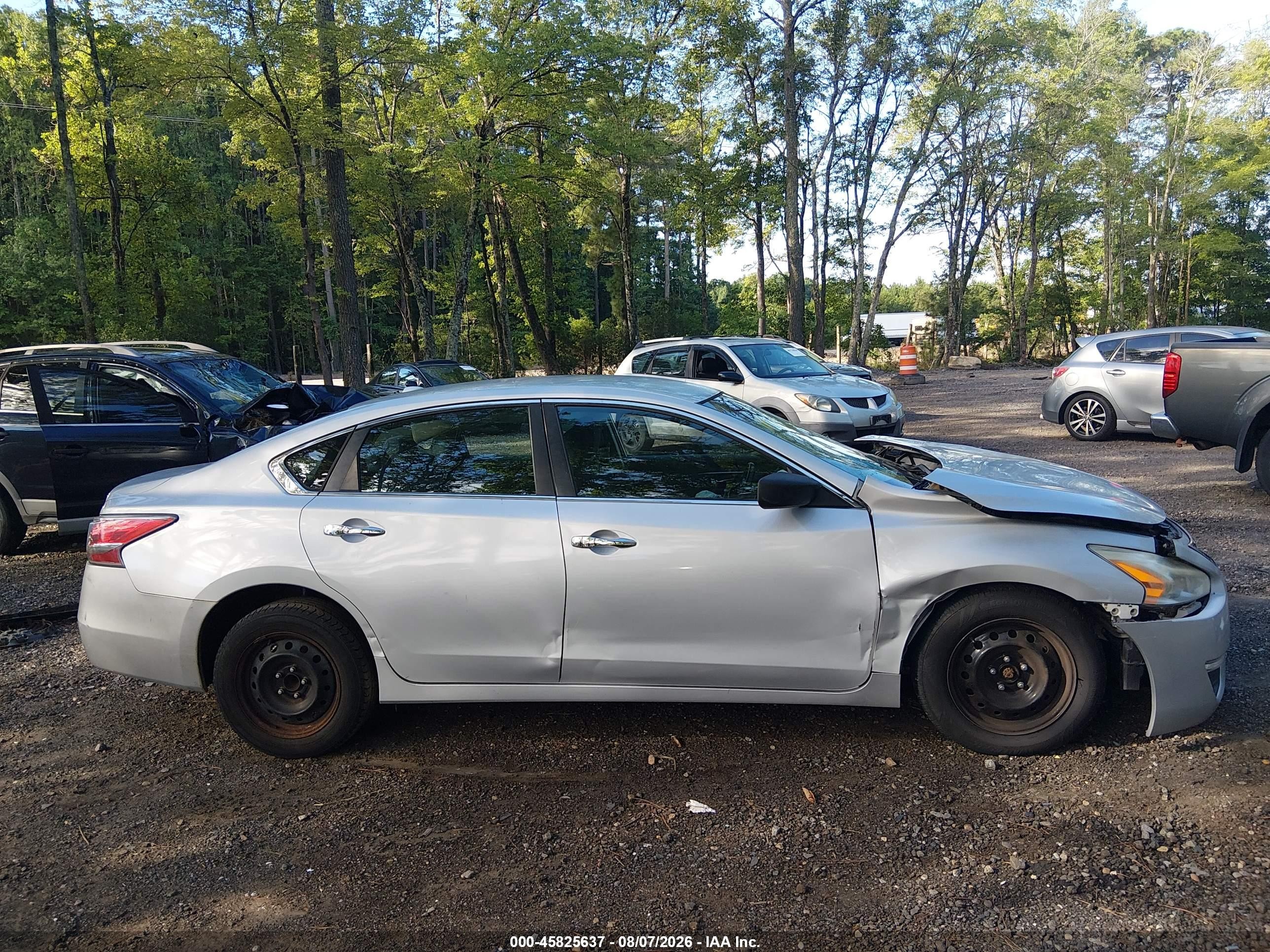 2015 Nissan Altima 2.5/2.5 S/2.5 Sl/2.5 Sv Silver vin: 1N4AL3AP7FN882858