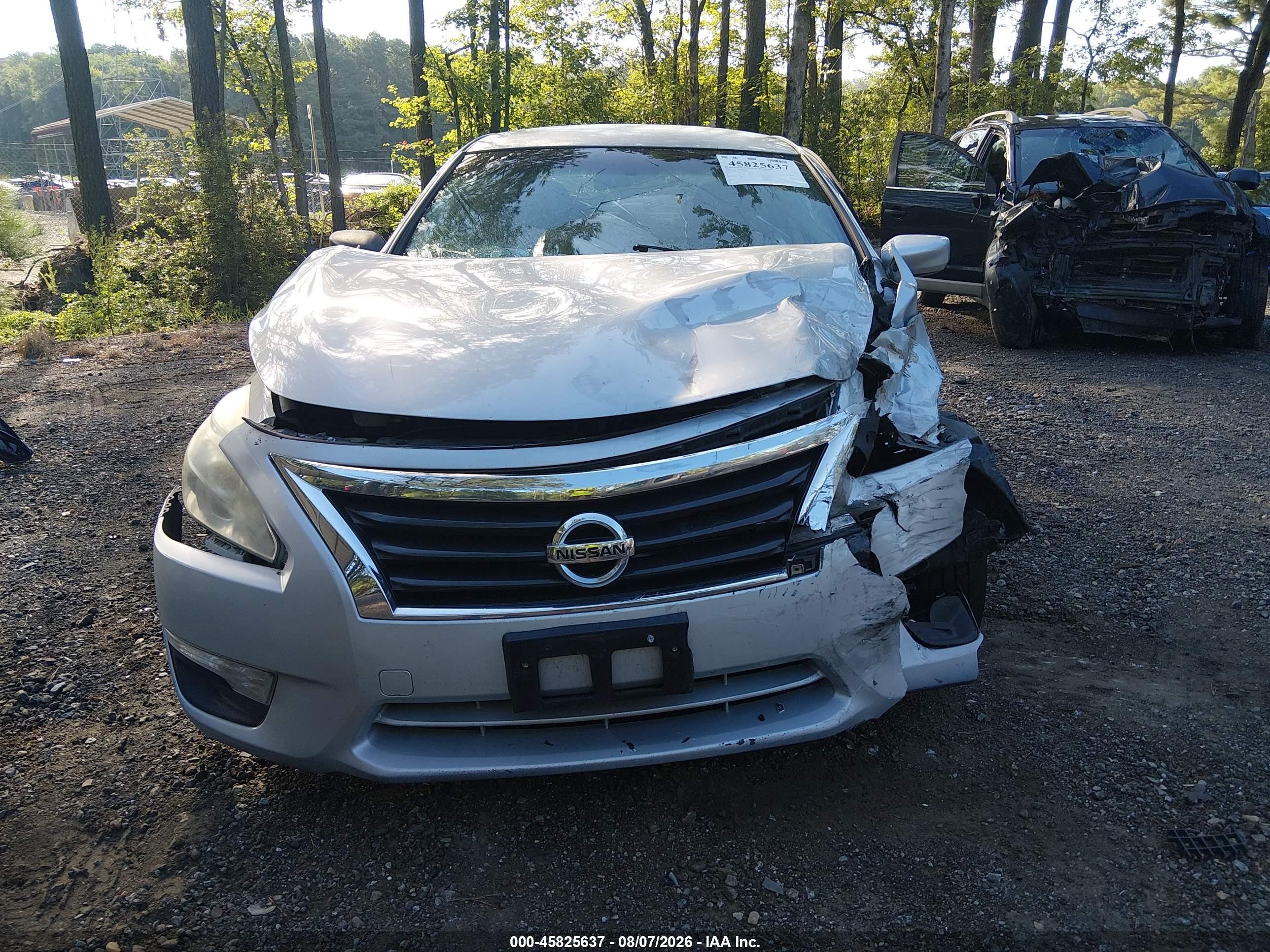 2015 Nissan Altima 2.5/2.5 S/2.5 Sl/2.5 Sv Silver vin: 1N4AL3AP7FN882858