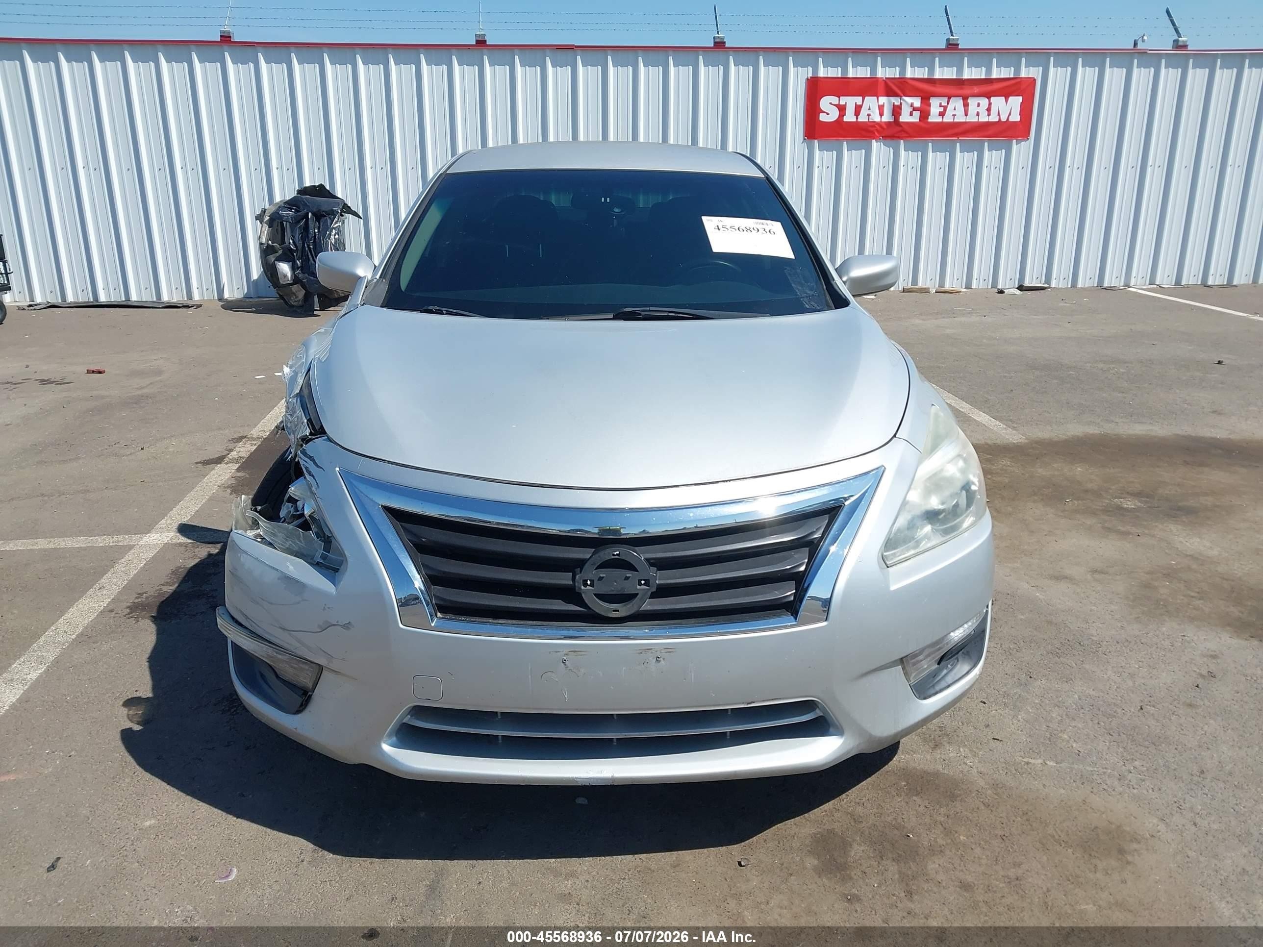 2015 Nissan Altima 2.5/2.5 S/2.5 Sl/2.5 Sv Silver vin: 1N4AL3AP7FN923201
