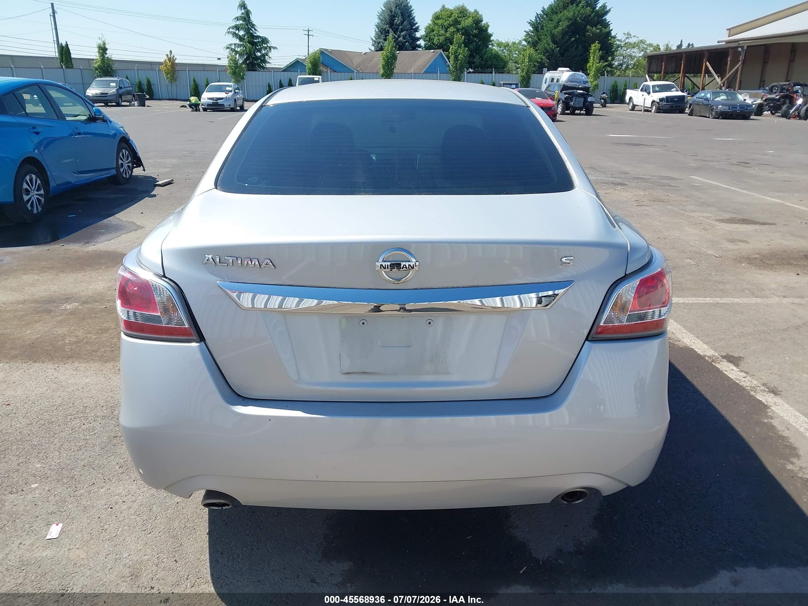 2015 Nissan Altima 2.5/2.5 S/2.5 Sl/2.5 Sv Silver vin: 1N4AL3AP7FN923201