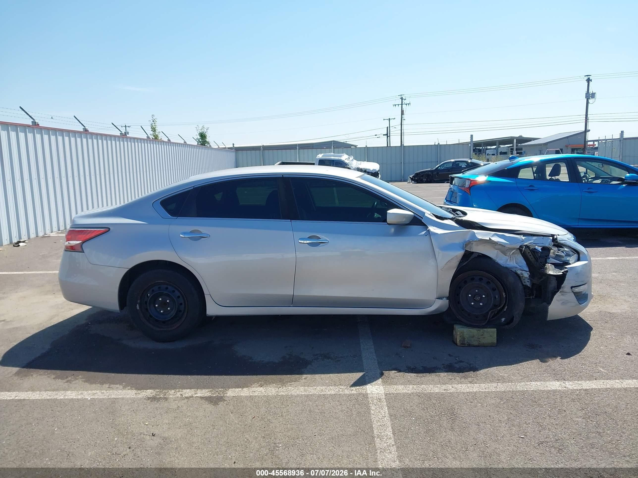 2015 Nissan Altima 2.5/2.5 S/2.5 Sl/2.5 Sv Silver vin: 1N4AL3AP7FN923201