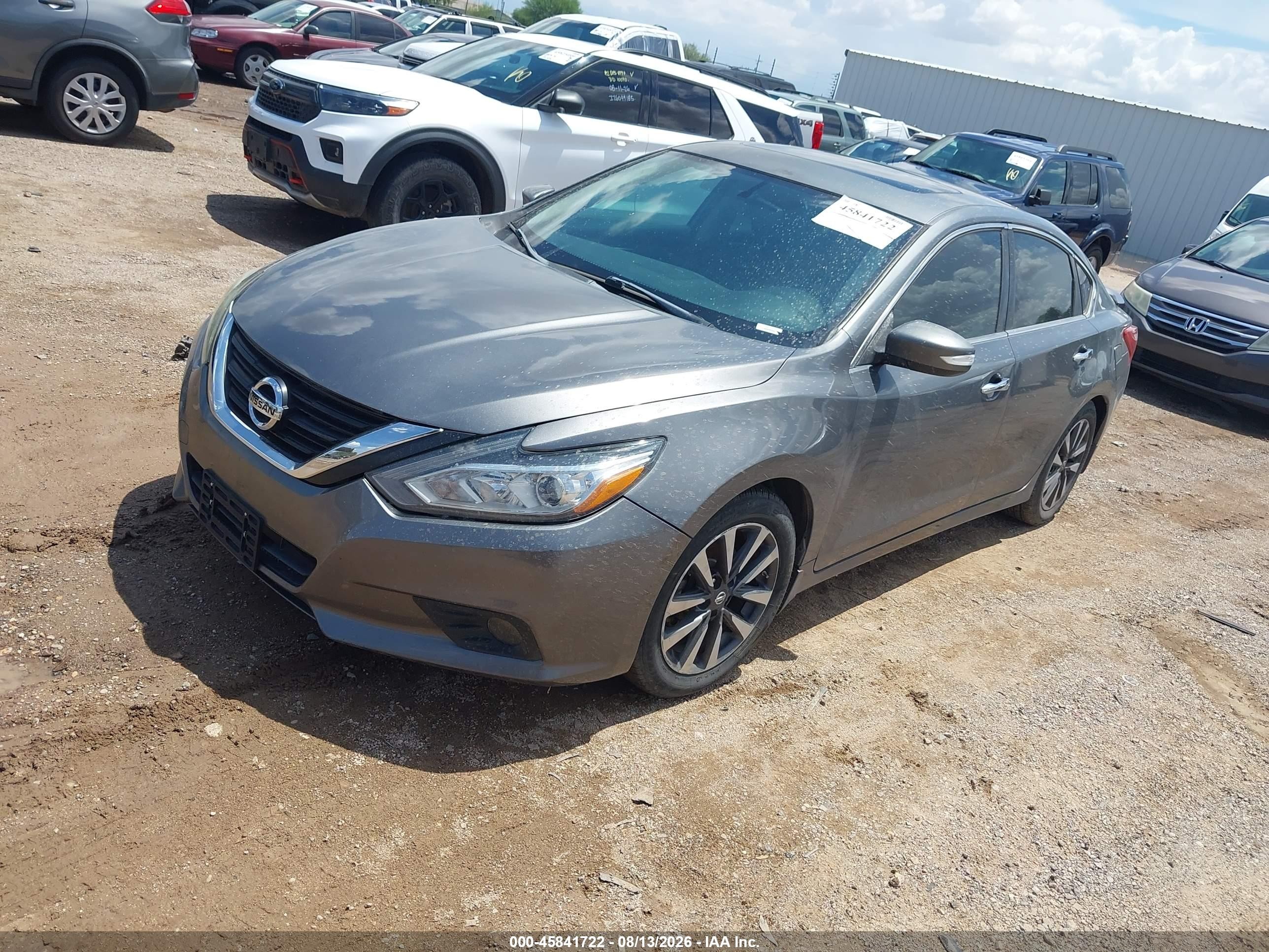 2016 Nissan Altima 2.5 Sl Gray vin: 1N4AL3AP7GC122345