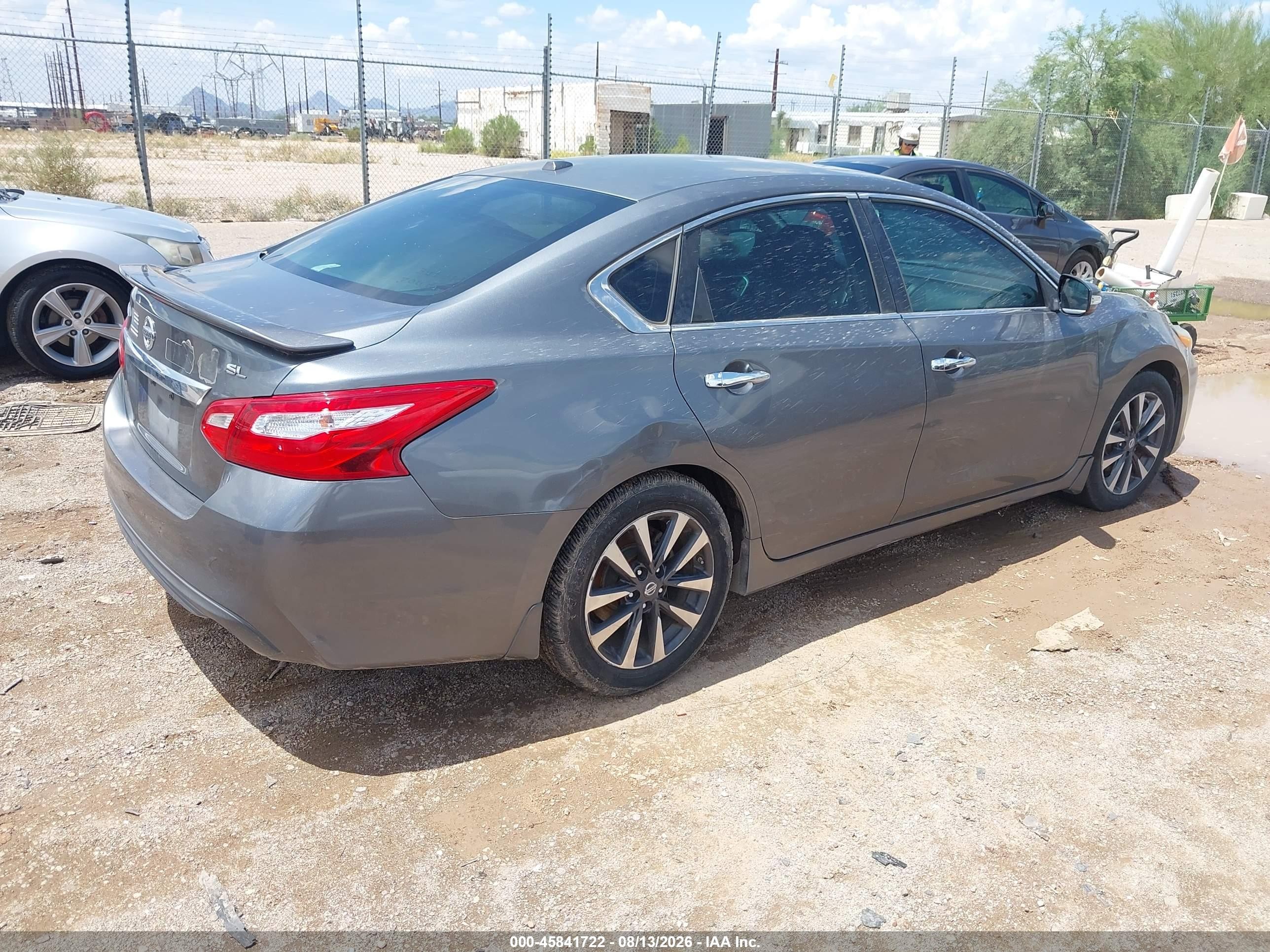 2016 Nissan Altima 2.5 Sl Gray vin: 1N4AL3AP7GC122345