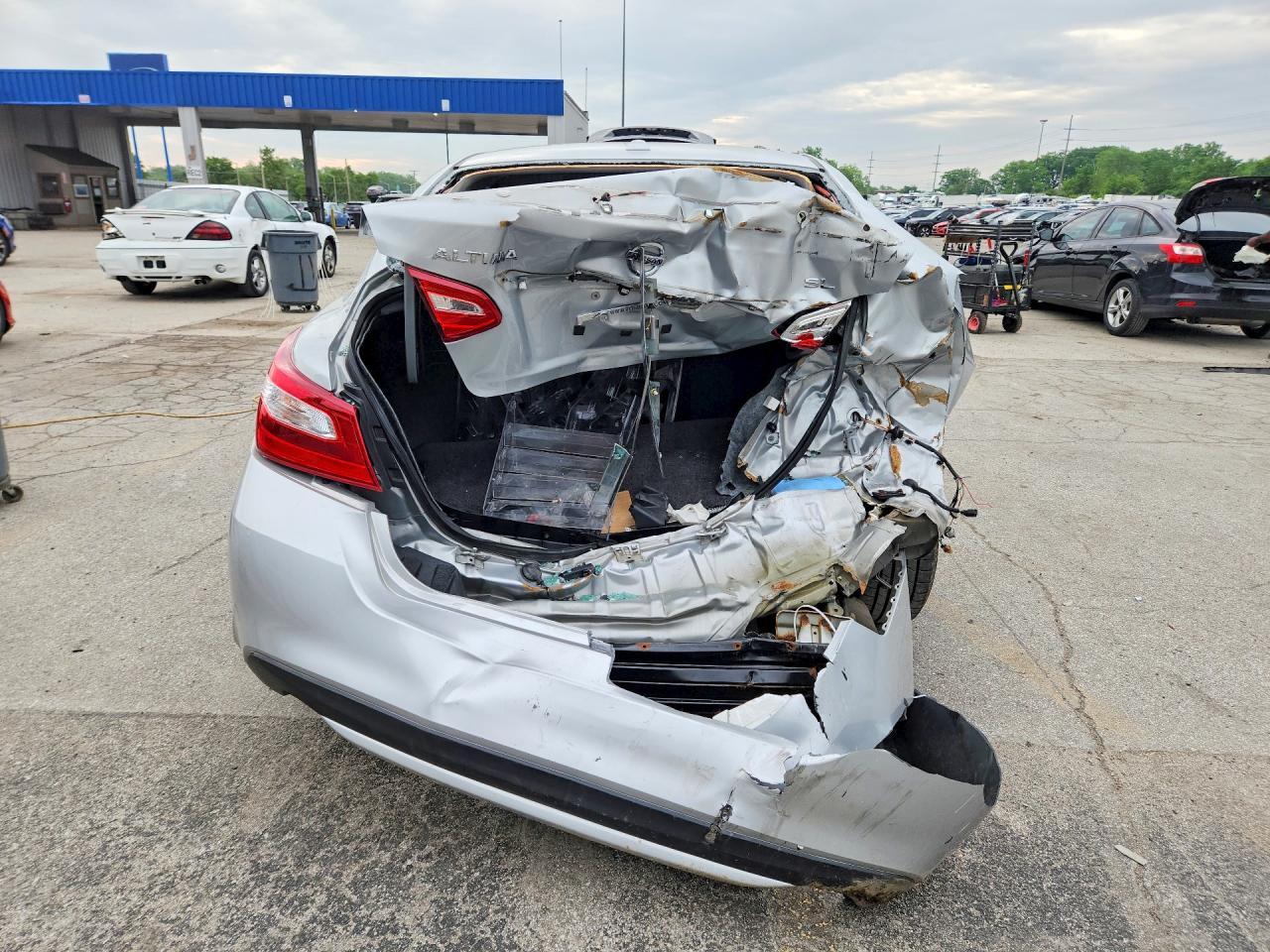 2016 Nissan Altima 2.5 Sl Silver vin: 1N4AL3AP7GC283455