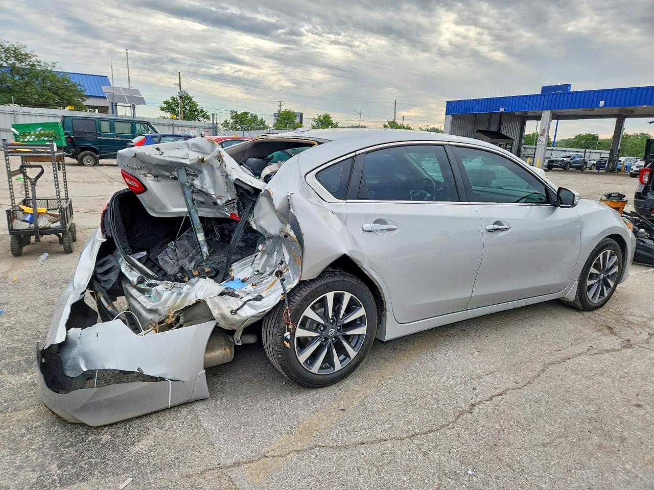 2016 Nissan Altima 2.5 Sl Silver vin: 1N4AL3AP7GC283455