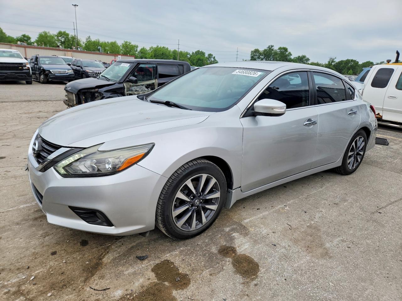 2016 Nissan Altima 2.5 Sl Silver vin: 1N4AL3AP7GC283455