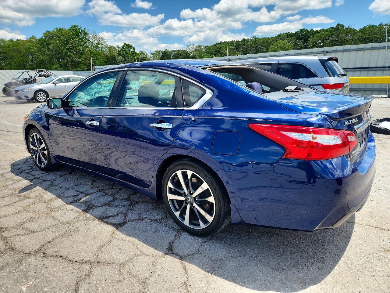 2016 Nissan Altima 2.5 Sr Blue vin: 1N4AL3AP7GN383222