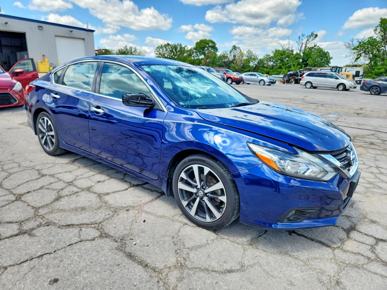 2016 Nissan Altima 2.5 Sr Blue vin: 1N4AL3AP7GN383222