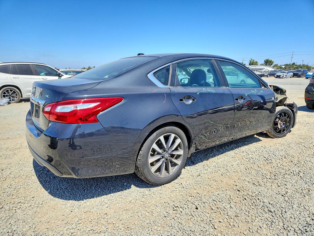 2017 Nissan Altima 2.5 Sl Black vin: 1N4AL3AP7HC187567