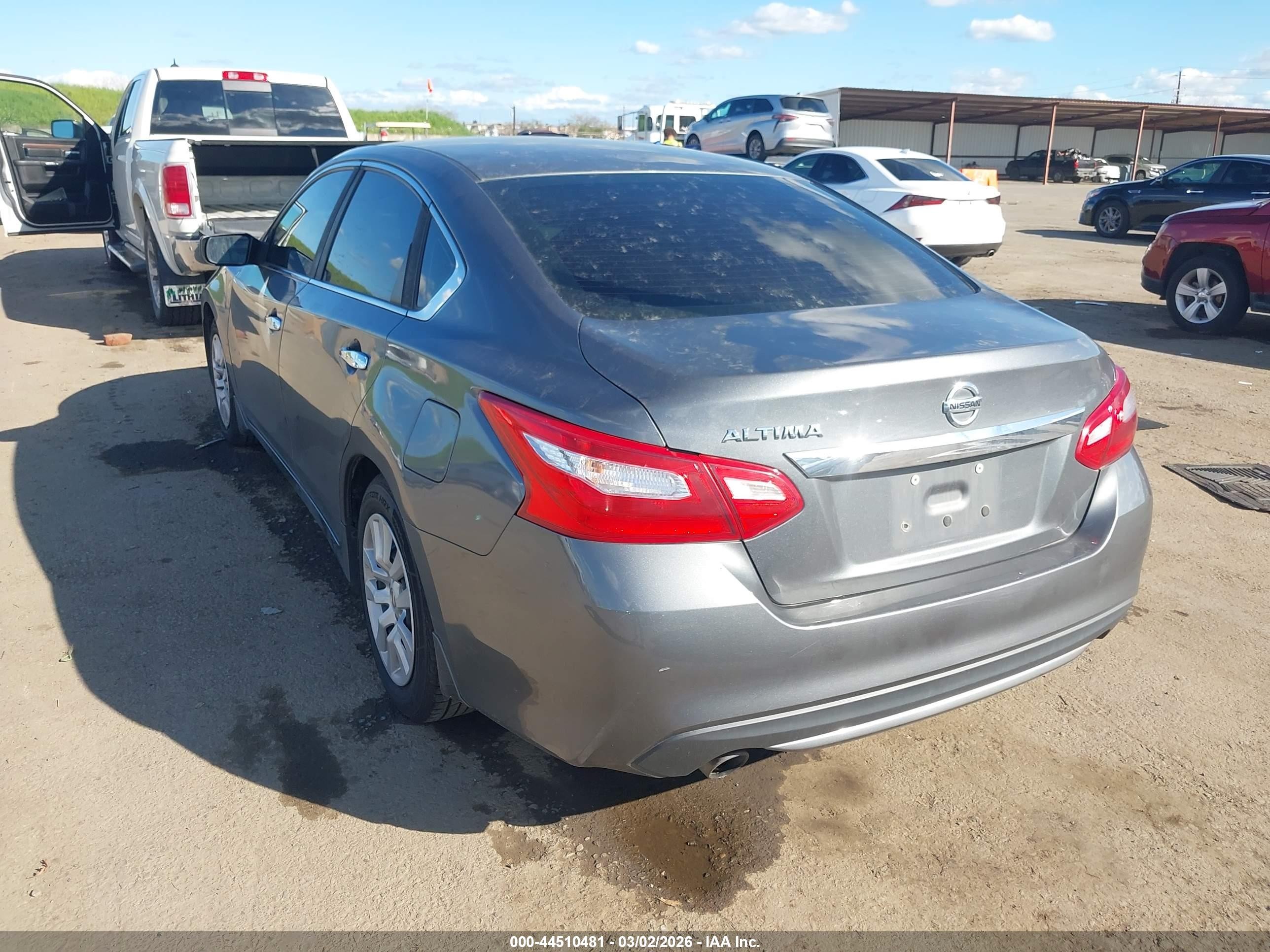 2017 Nissan Altima 2.5 S Gray vin: 1N4AL3AP7HC273736