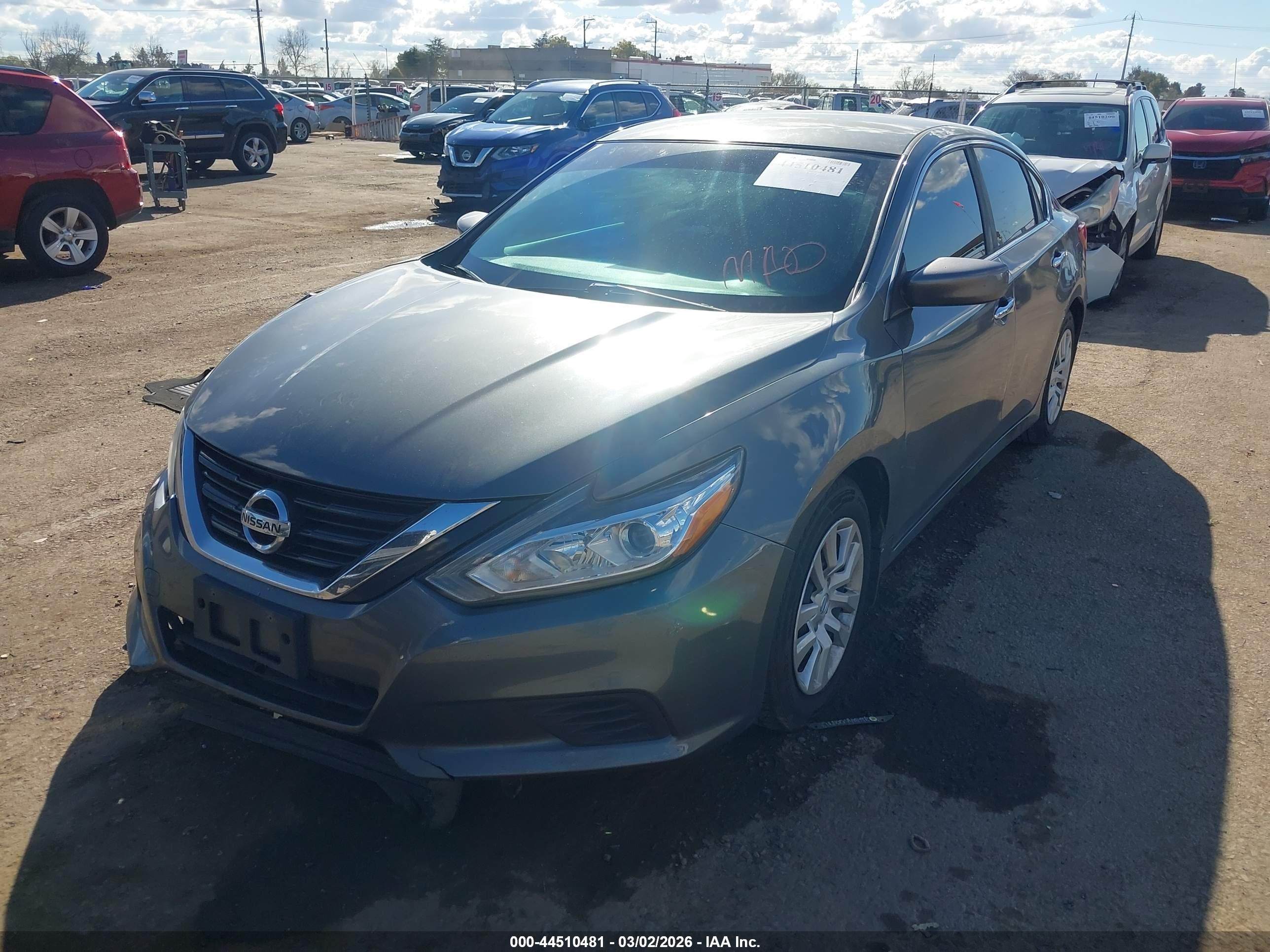 2017 Nissan Altima 2.5 S Gray vin: 1N4AL3AP7HC273736