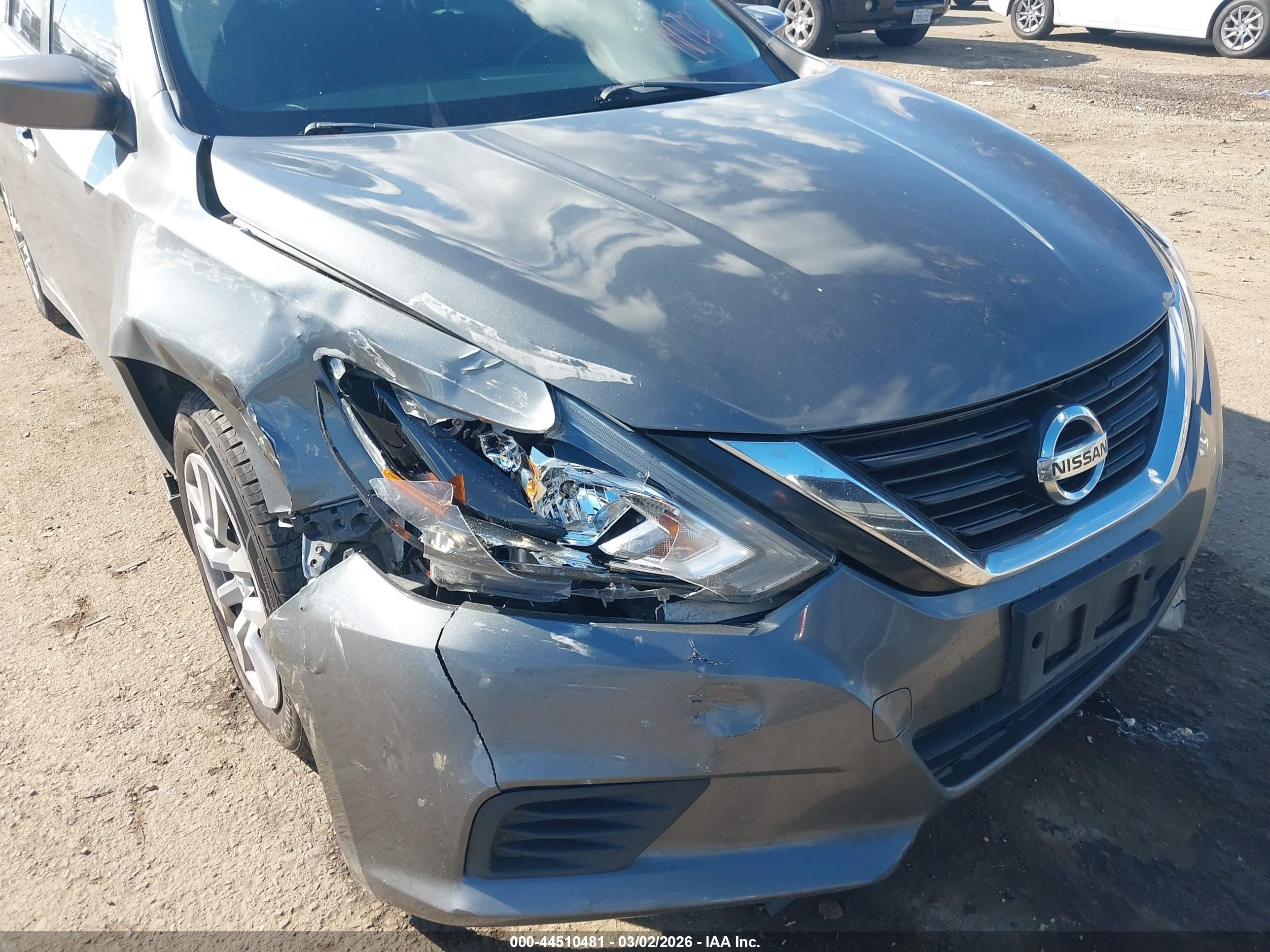 2017 Nissan Altima 2.5 S Gray vin: 1N4AL3AP7HC273736