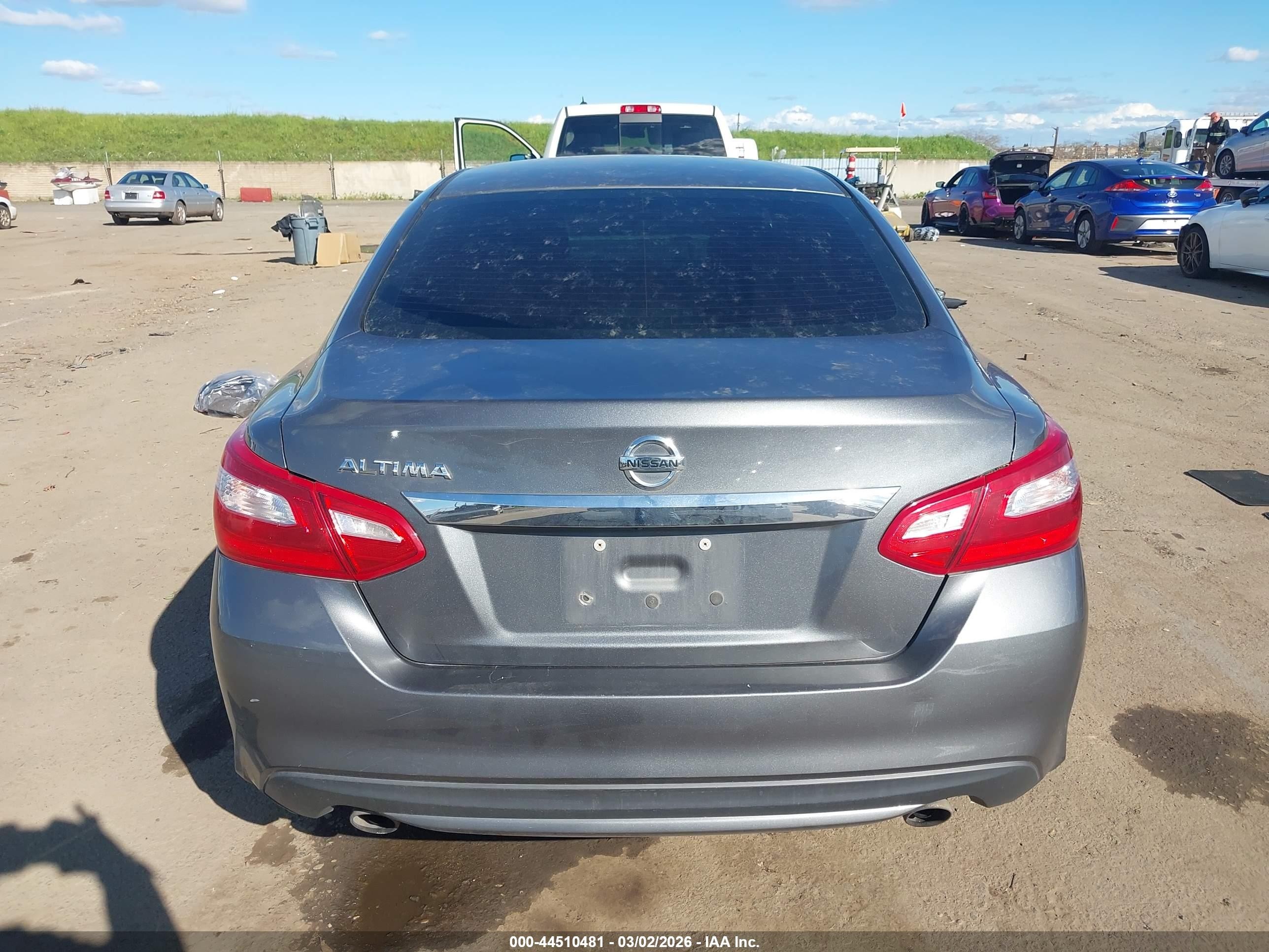 2017 Nissan Altima 2.5 S Gray vin: 1N4AL3AP7HC273736