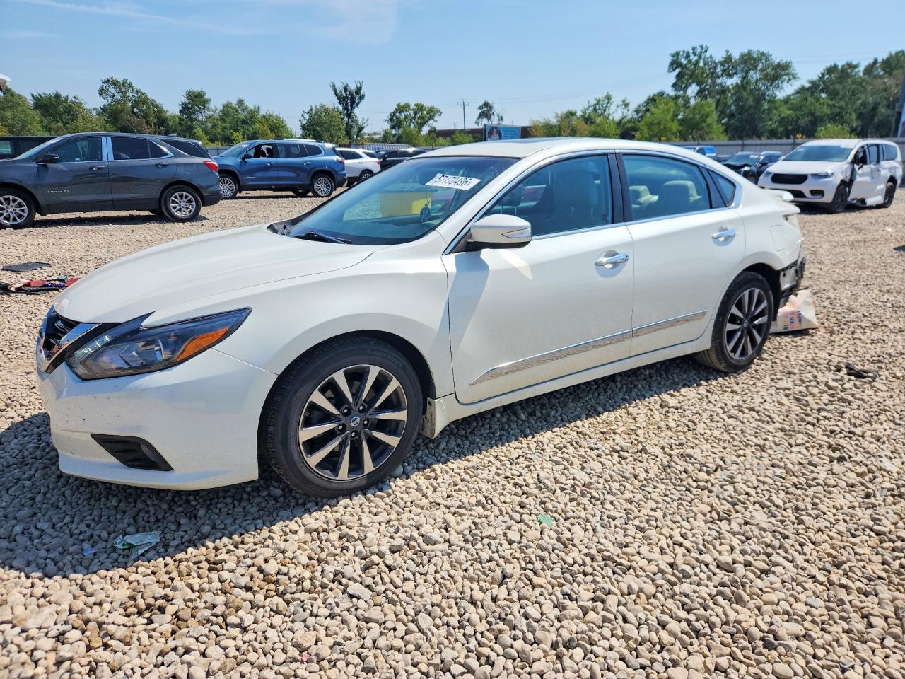 2017 Nissan Altima 2.5 Sl Белый vin: 1N4AL3AP7HC481101