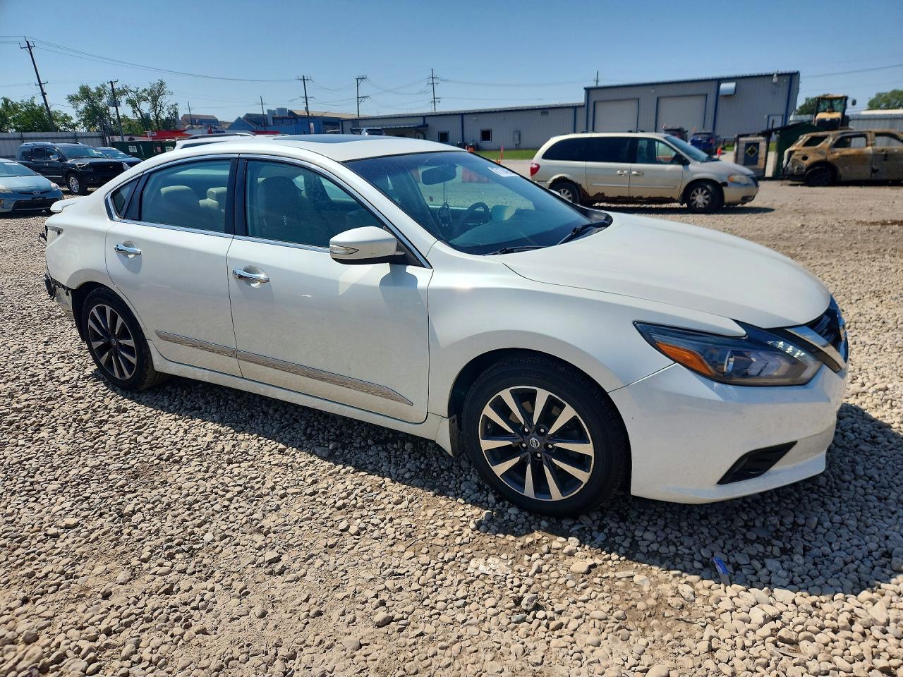 2017 Nissan Altima 2.5 Sl White vin: 1N4AL3AP7HC481101