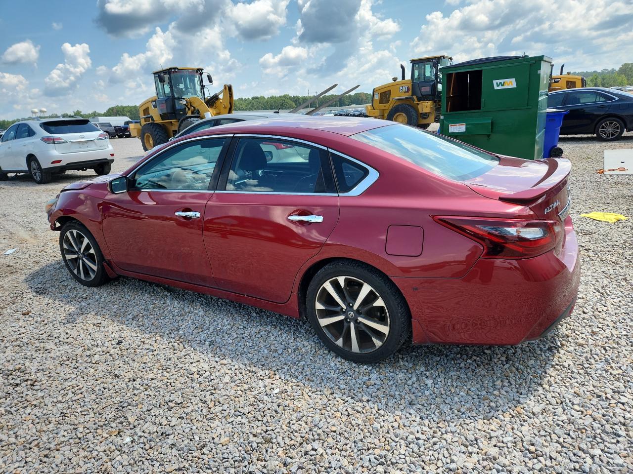 2017 Nissan Altima 2.5 Sr Красный vin: 1N4AL3AP7HN310899