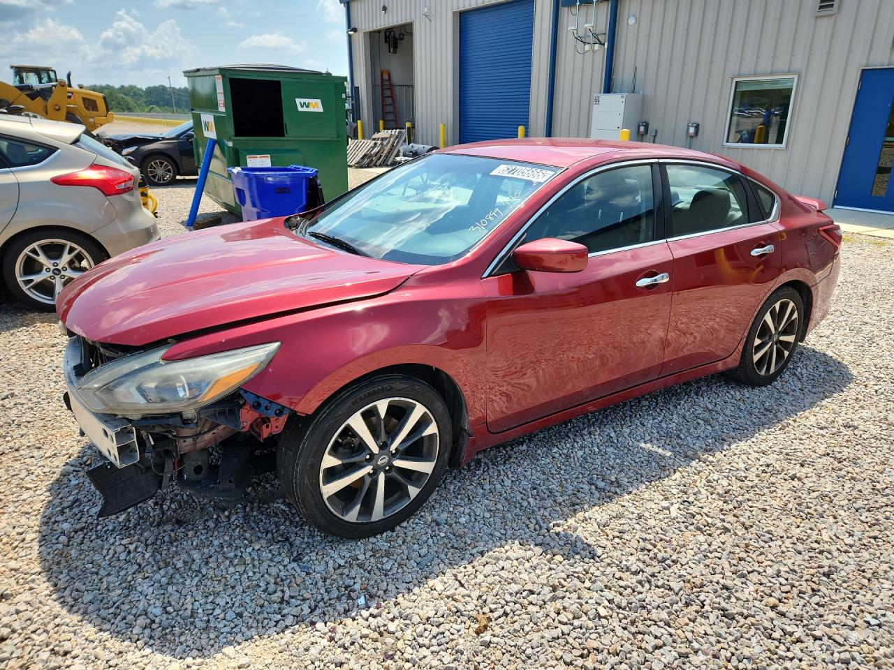 2017 Nissan Altima 2.5 Sr Красный vin: 1N4AL3AP7HN310899