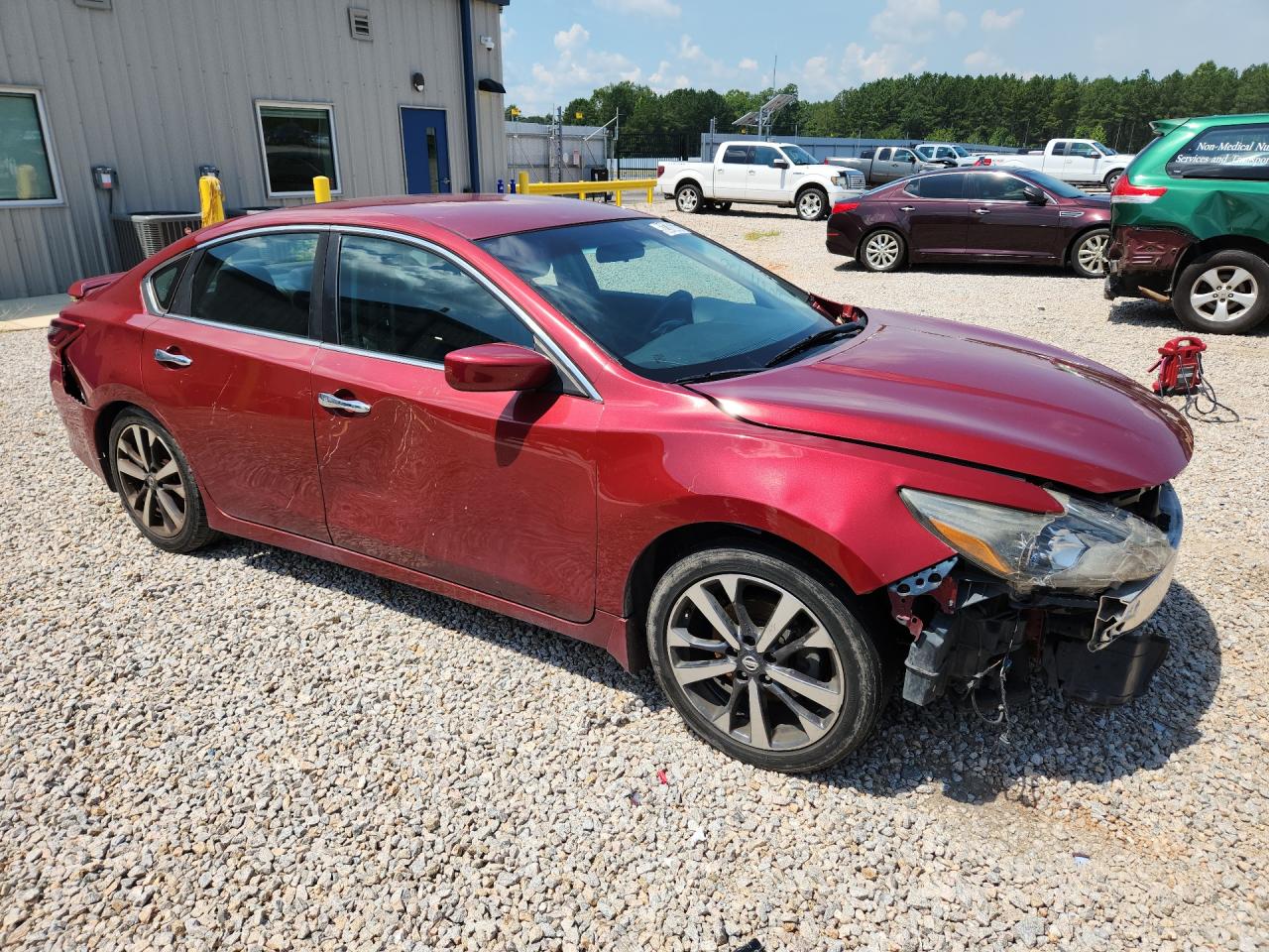 2017 Nissan Altima 2.5 Sr Красный vin: 1N4AL3AP7HN310899