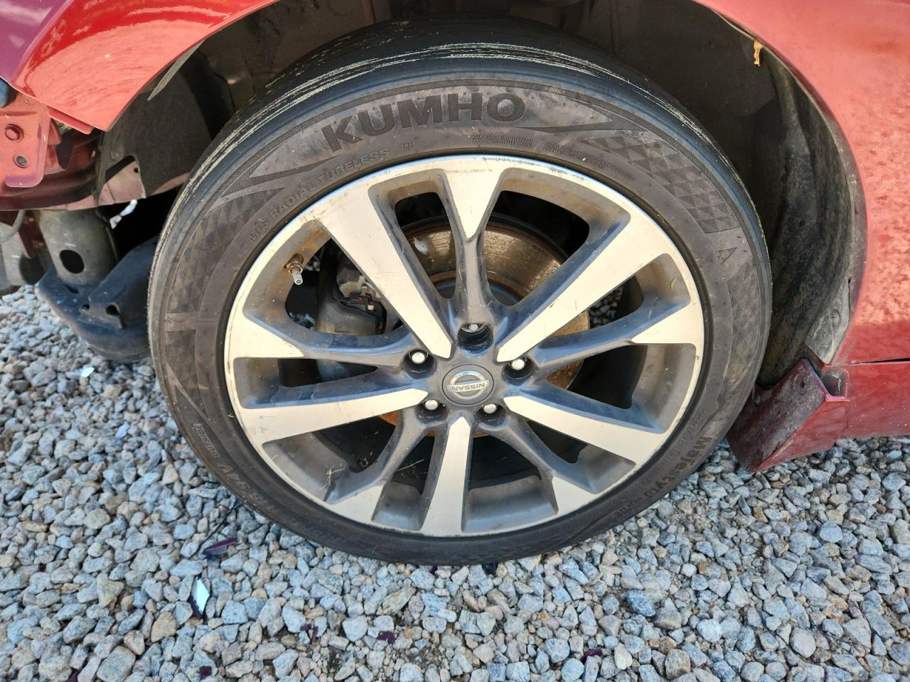 2017 Nissan Altima 2.5 Sr Красный vin: 1N4AL3AP7HN310899 Damage: Left Front Wheel, Curb Rash, > 12 Inches