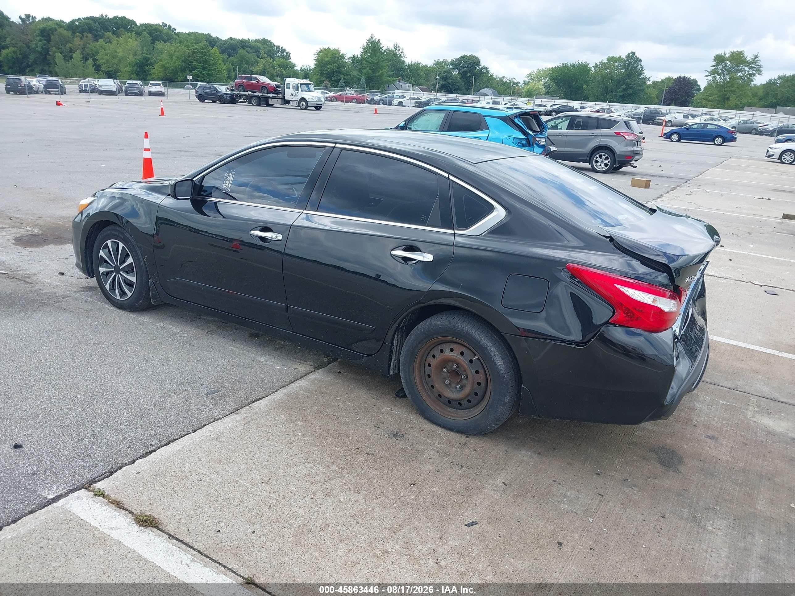 2017 Nissan Altima 2.5 S Black vin: 1N4AL3AP7HN313639