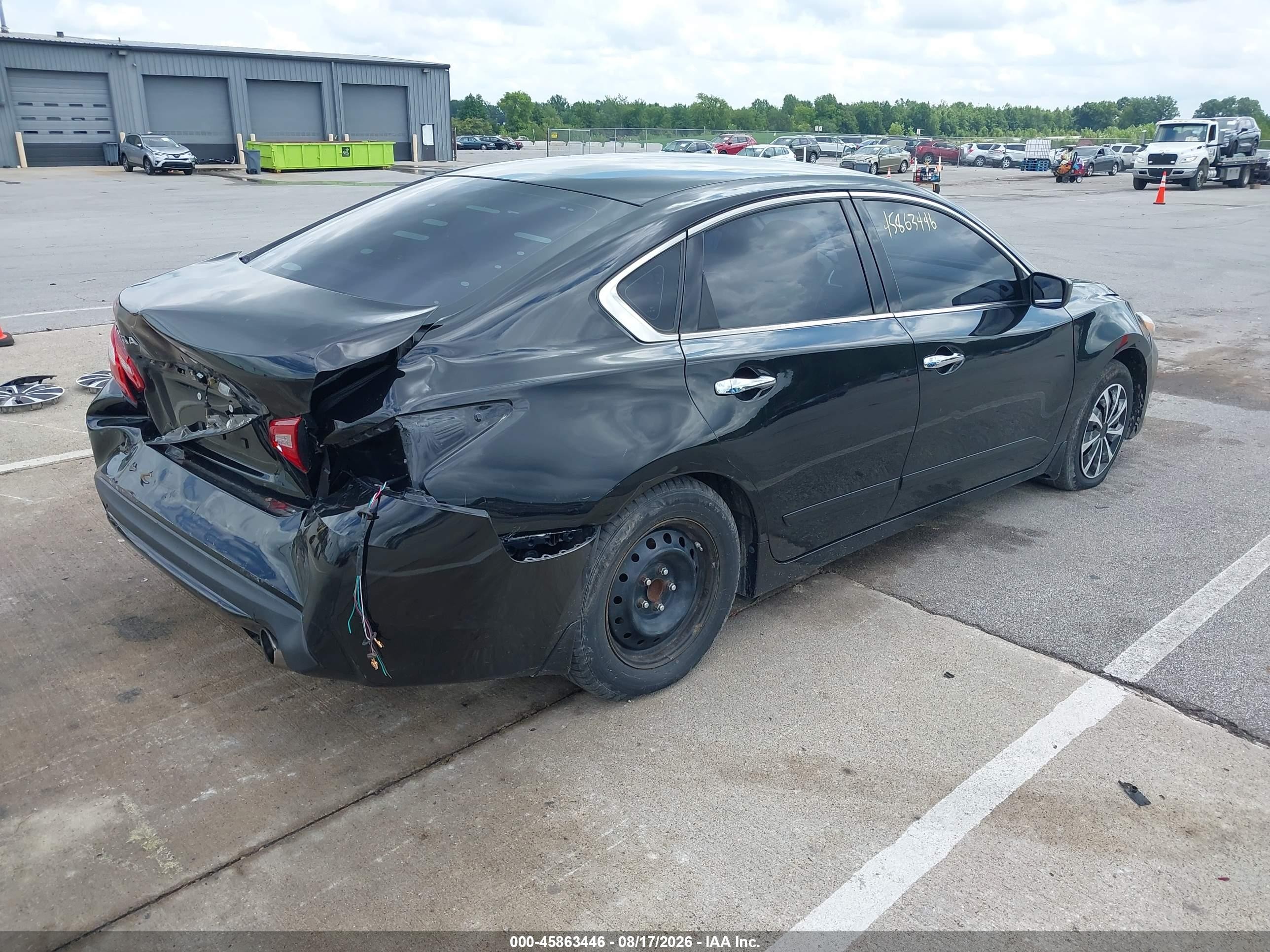 2017 Nissan Altima 2.5 S Black vin: 1N4AL3AP7HN313639