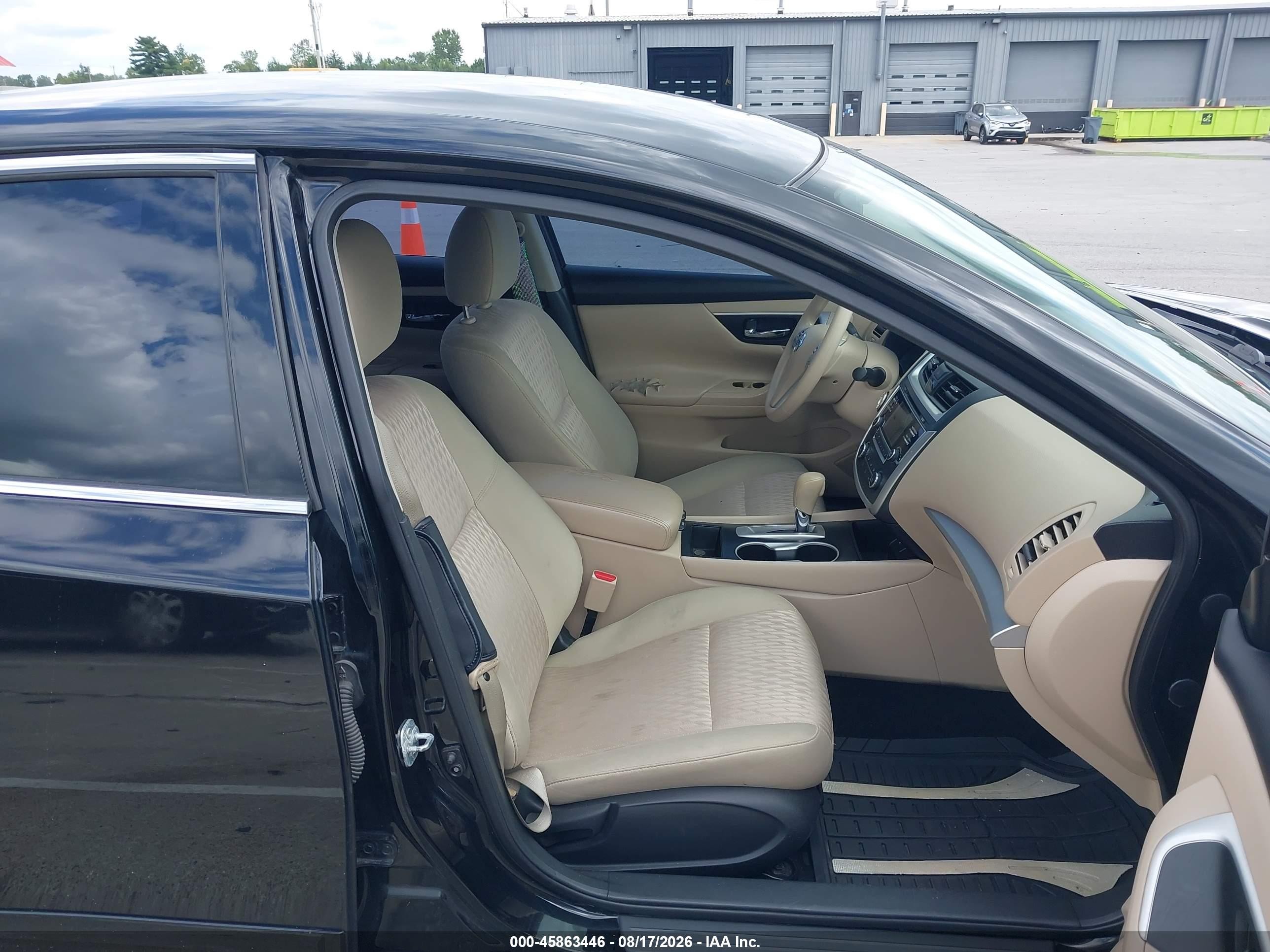 2017 Nissan Altima 2.5 S Black vin: 1N4AL3AP7HN313639