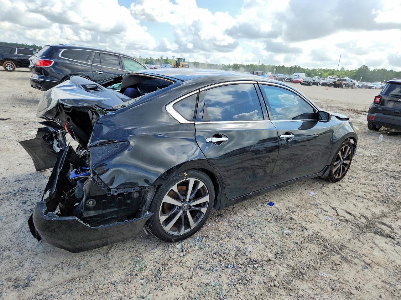 2017 Nissan Altima 2.5 Sr Gray vin: 1N4AL3AP7HN330750