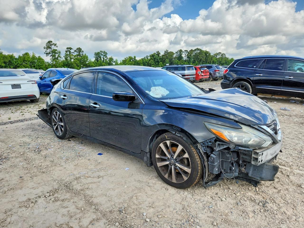 2017 Nissan Altima 2.5 Sr Gray vin: 1N4AL3AP7HN330750