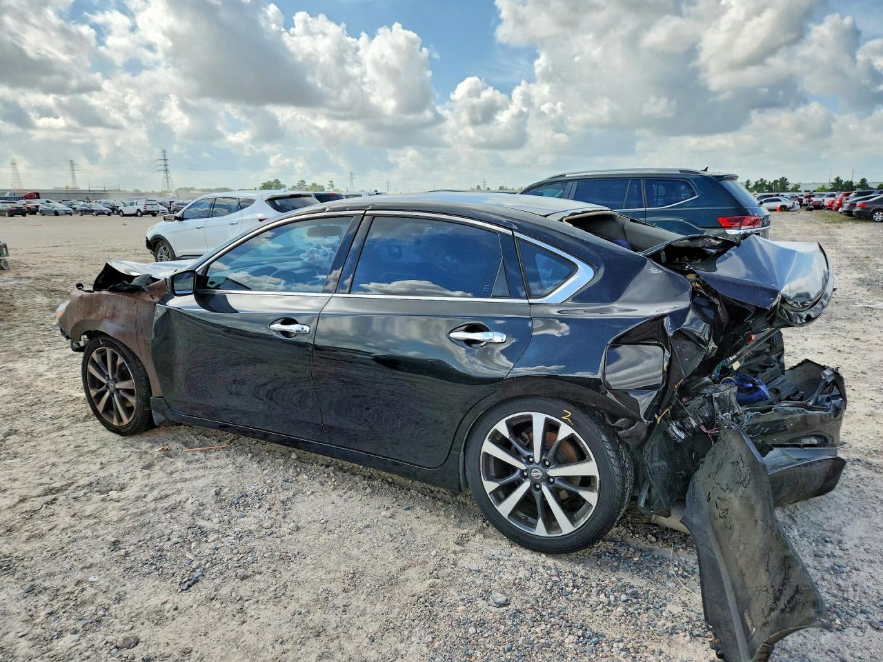 2017 Nissan Altima 2.5 Sr Gray vin: 1N4AL3AP7HN330750