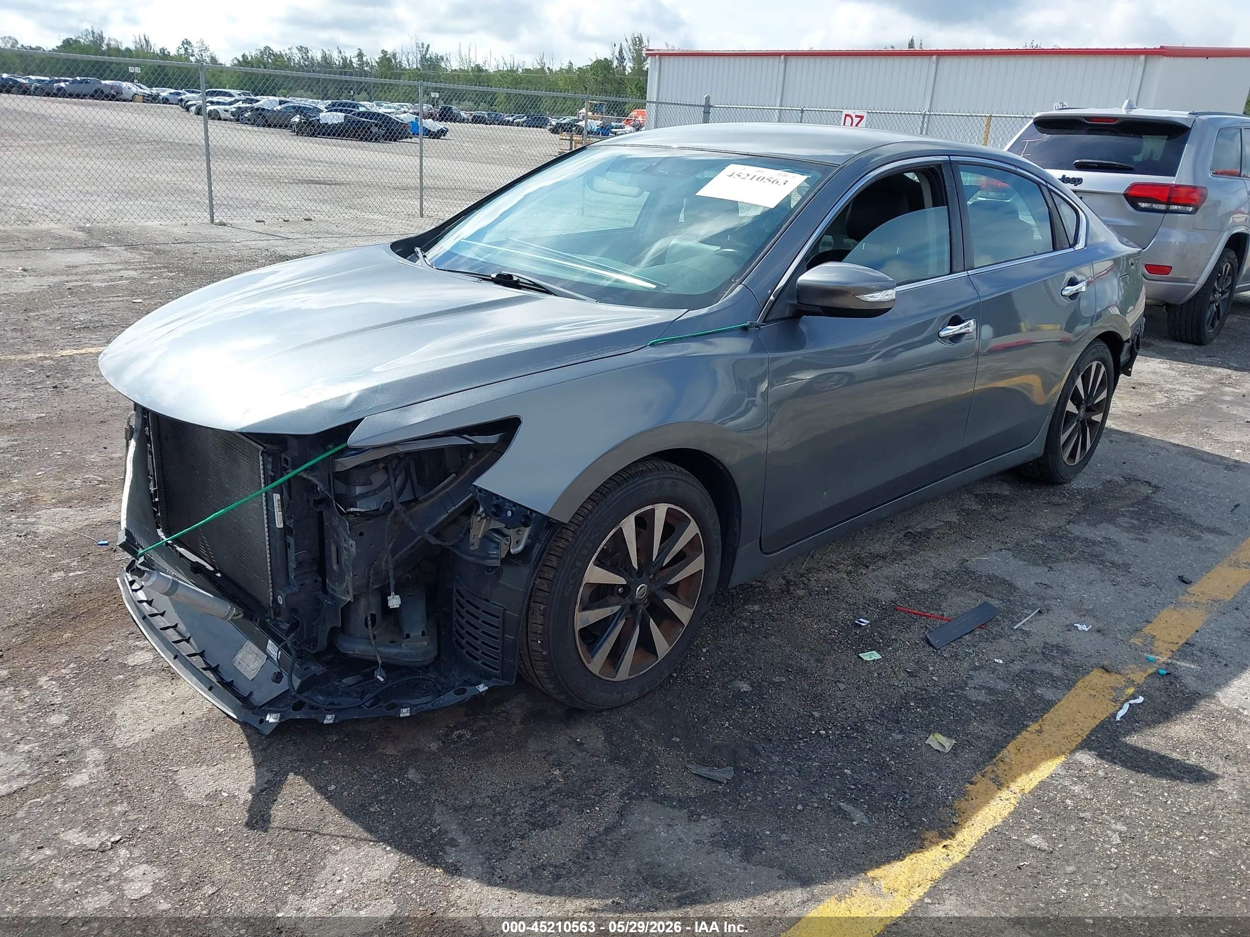 2018 Nissan Altima 2.5 Sl Gray vin: 1N4AL3AP7JC163971