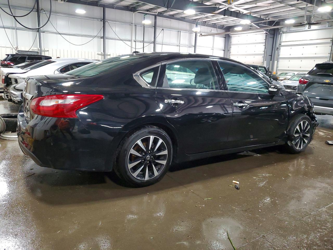 2018 Nissan Altima 2.5 Sl Black vin: 1N4AL3AP7JC171858