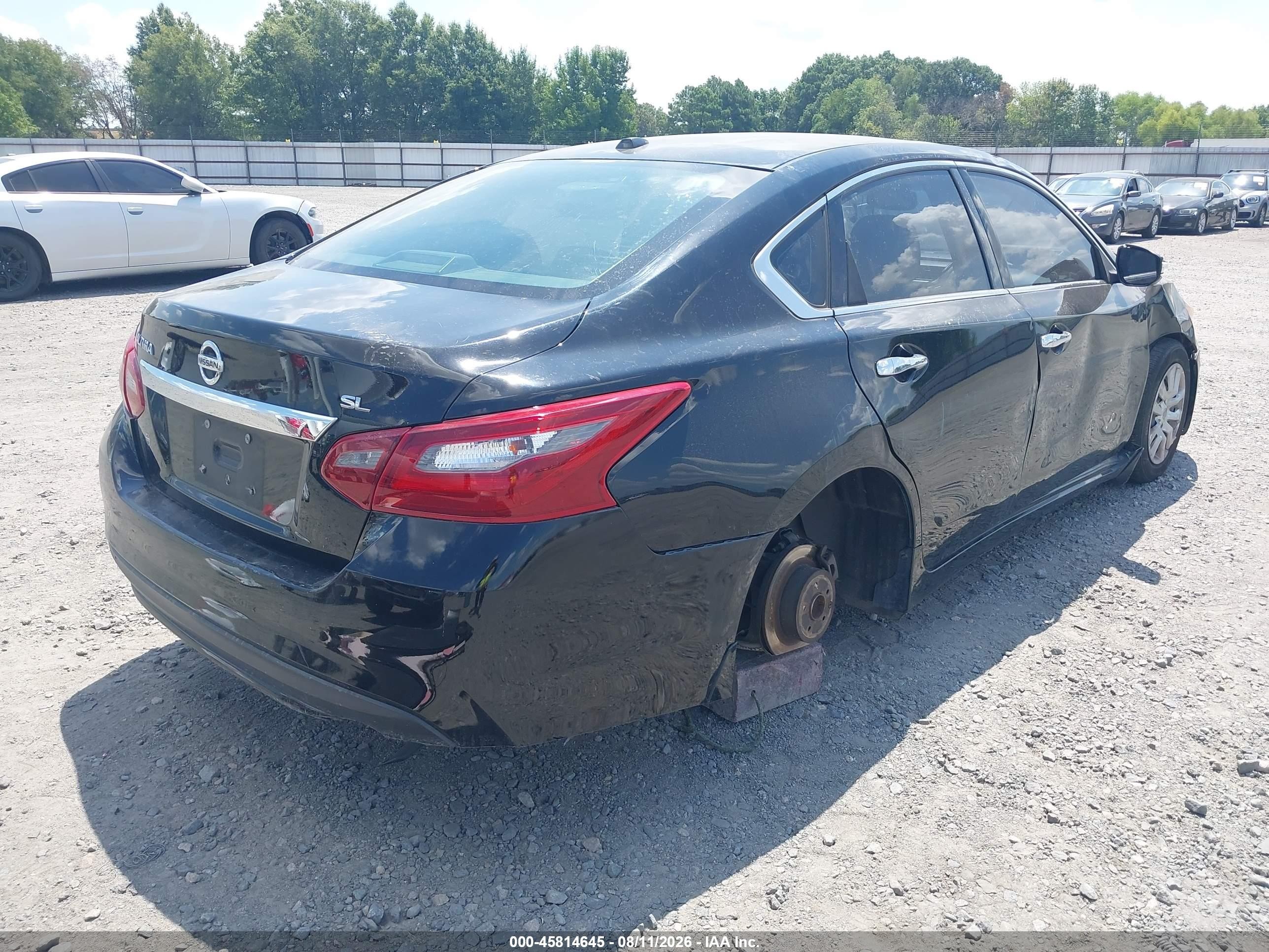 2018 Nissan Altima 2.5 Sl Черный vin: 1N4AL3AP7JC195173