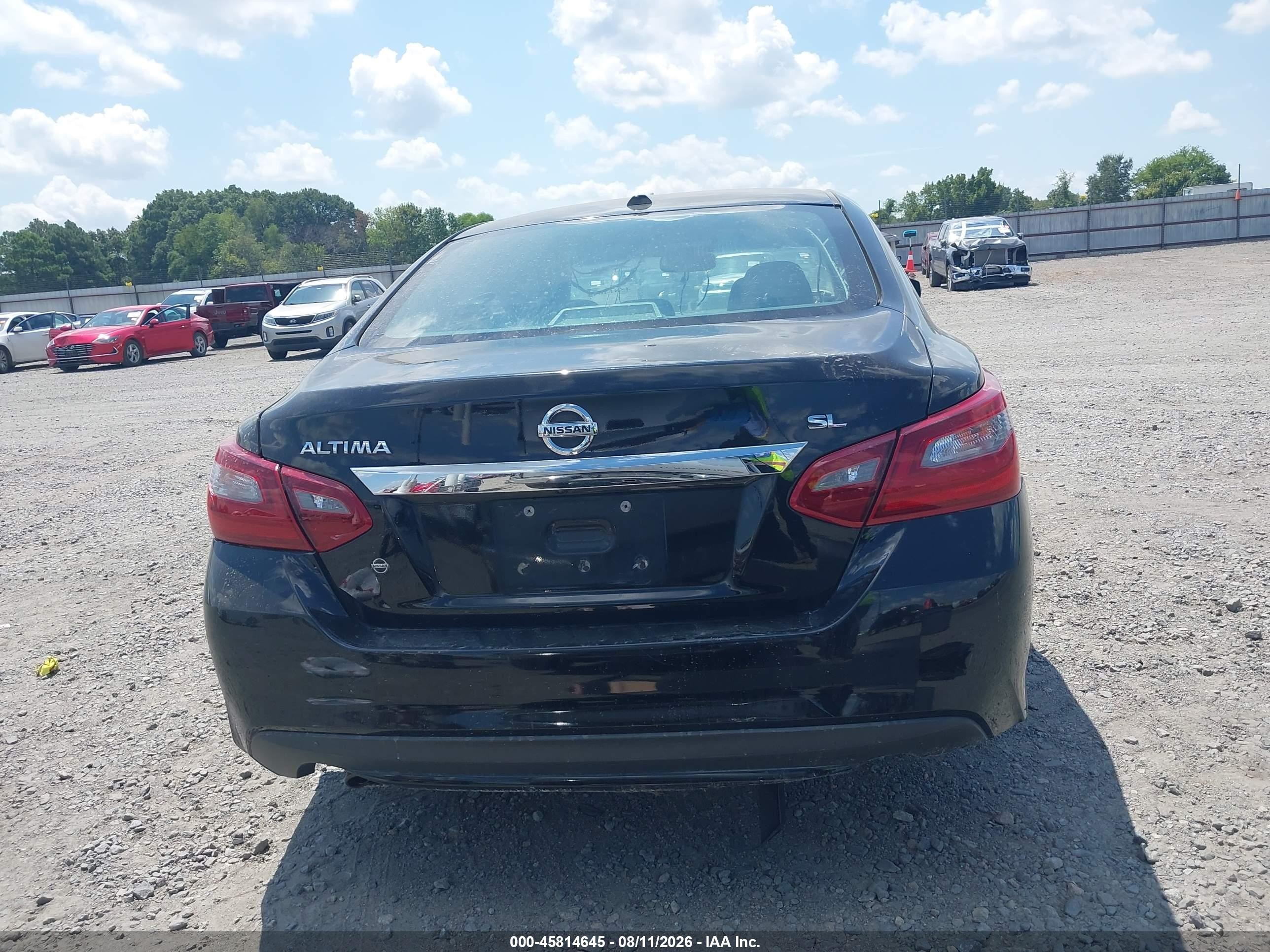 2018 Nissan Altima 2.5 Sl Черный vin: 1N4AL3AP7JC195173