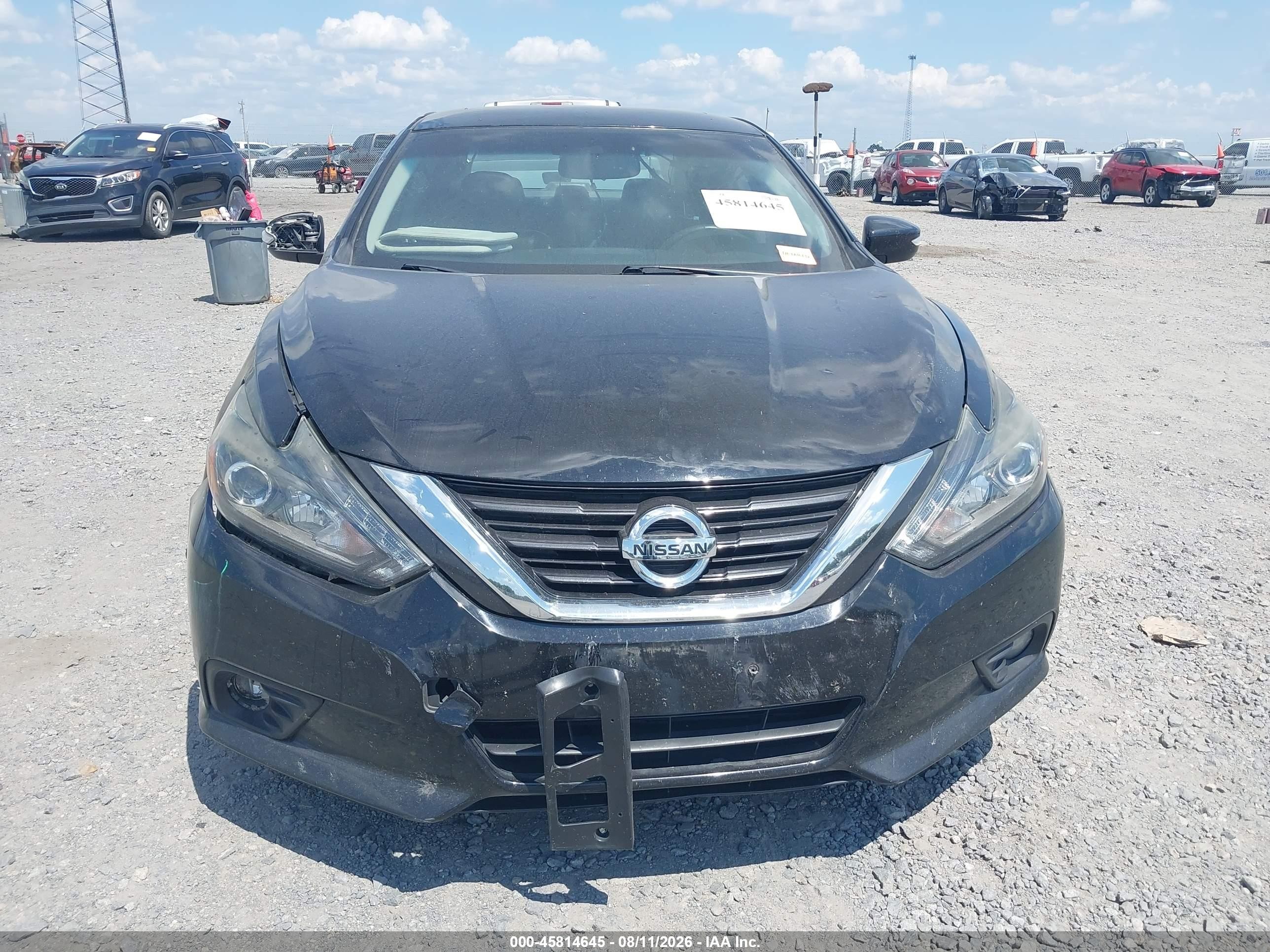 2018 Nissan Altima 2.5 Sl Черный vin: 1N4AL3AP7JC195173