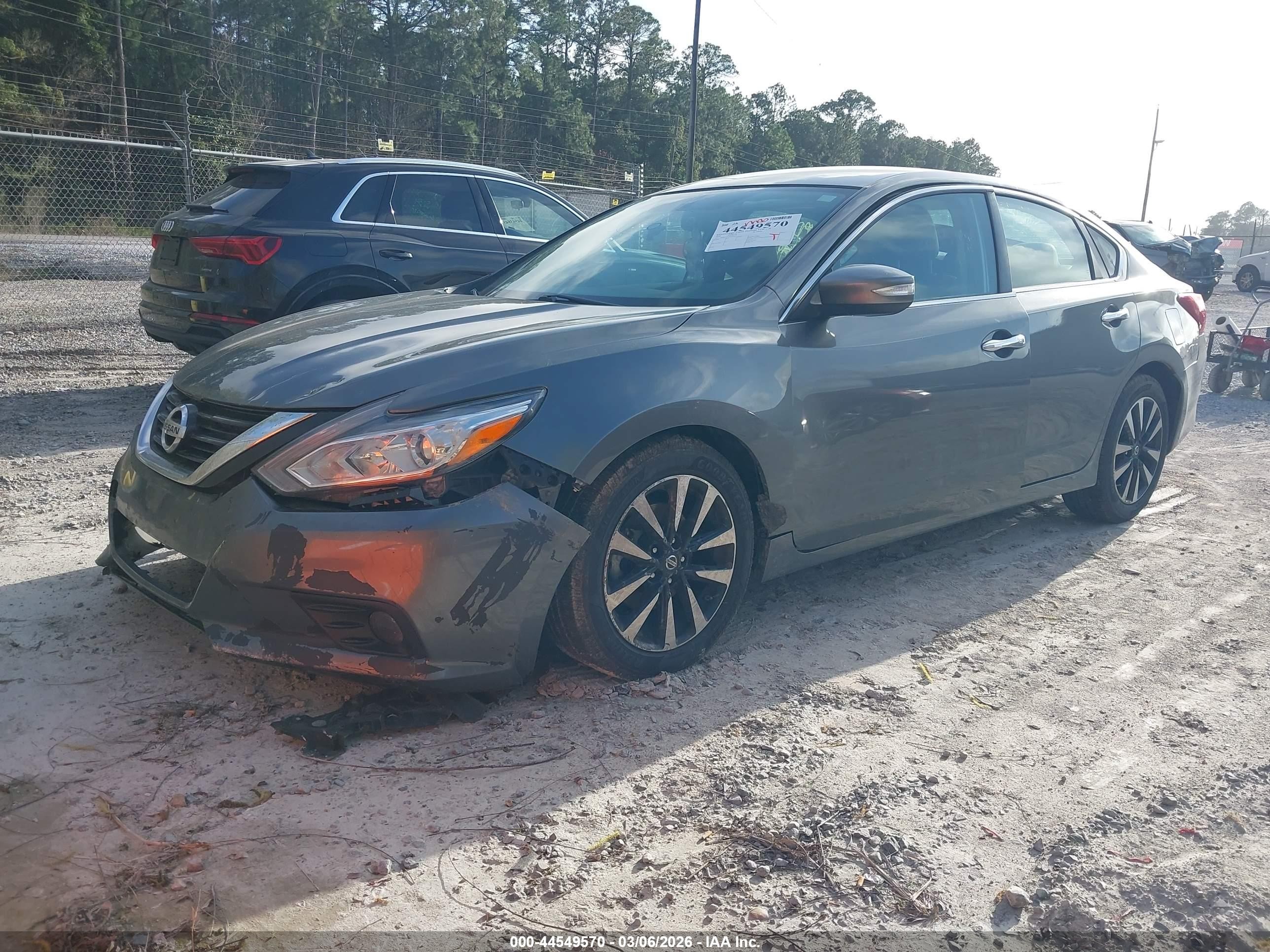 2018 Nissan Altima 2.5 Sl Gray vin: 1N4AL3AP7JC204423