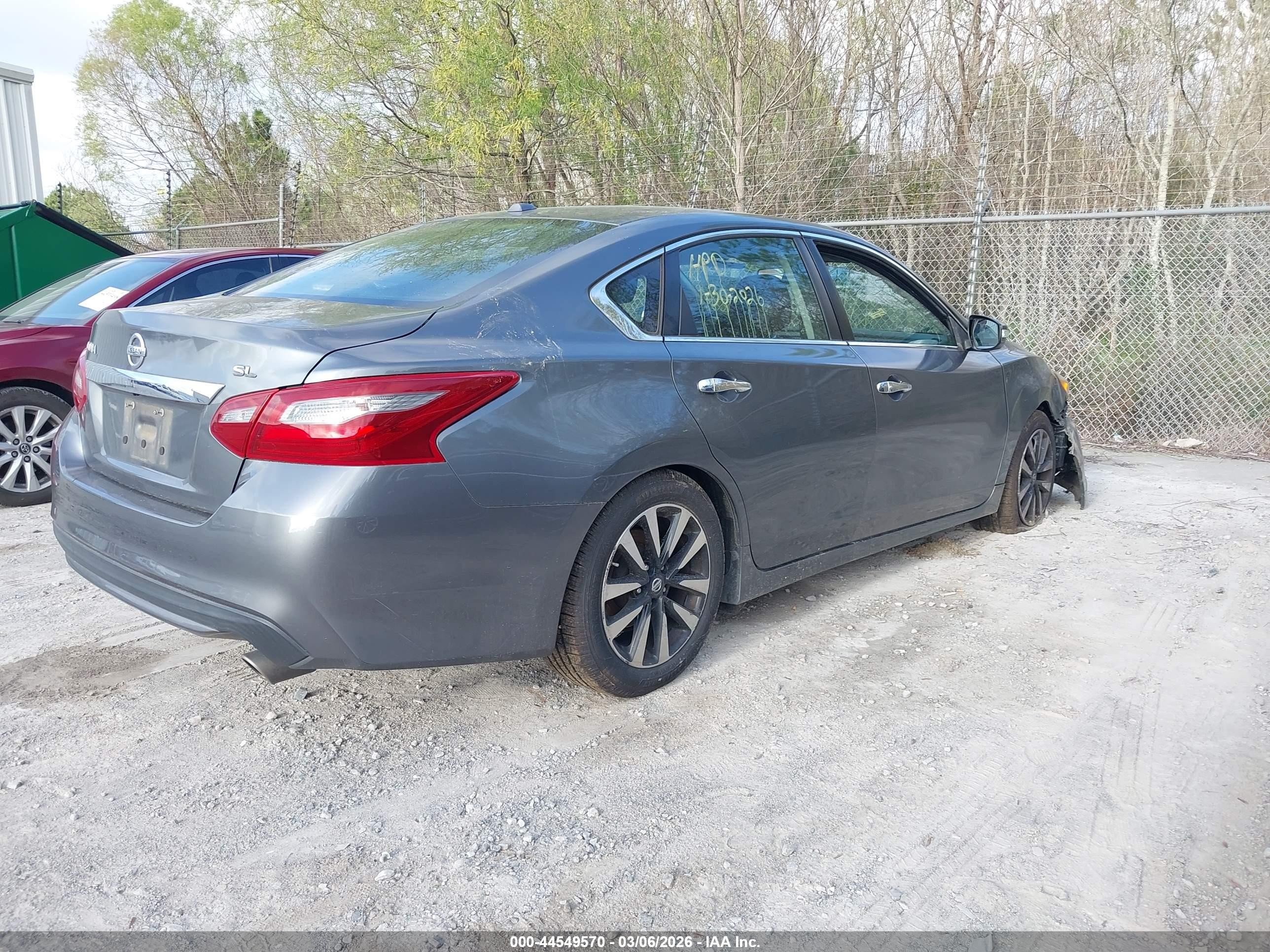 2018 Nissan Altima 2.5 Sl Gray vin: 1N4AL3AP7JC204423