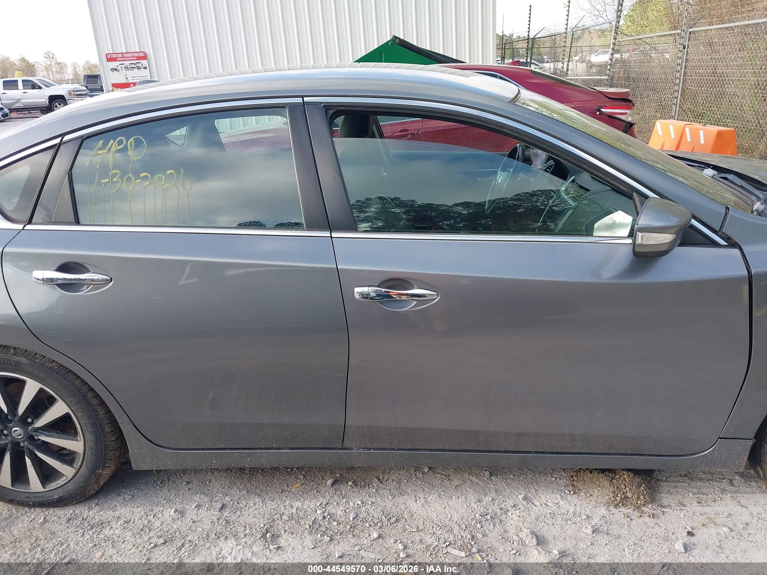 2018 Nissan Altima 2.5 Sl Gray vin: 1N4AL3AP7JC204423