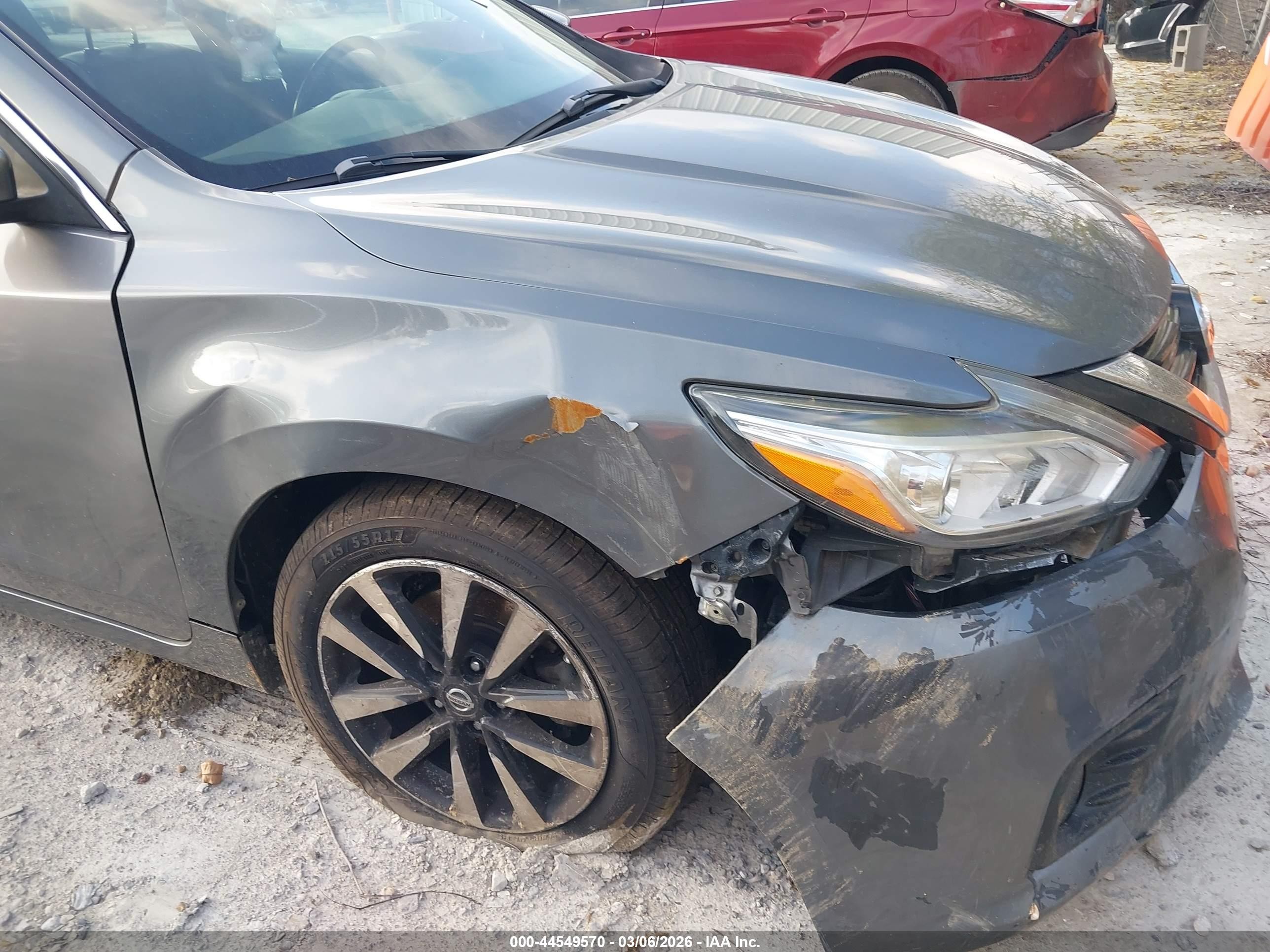 2018 Nissan Altima 2.5 Sl Gray vin: 1N4AL3AP7JC204423