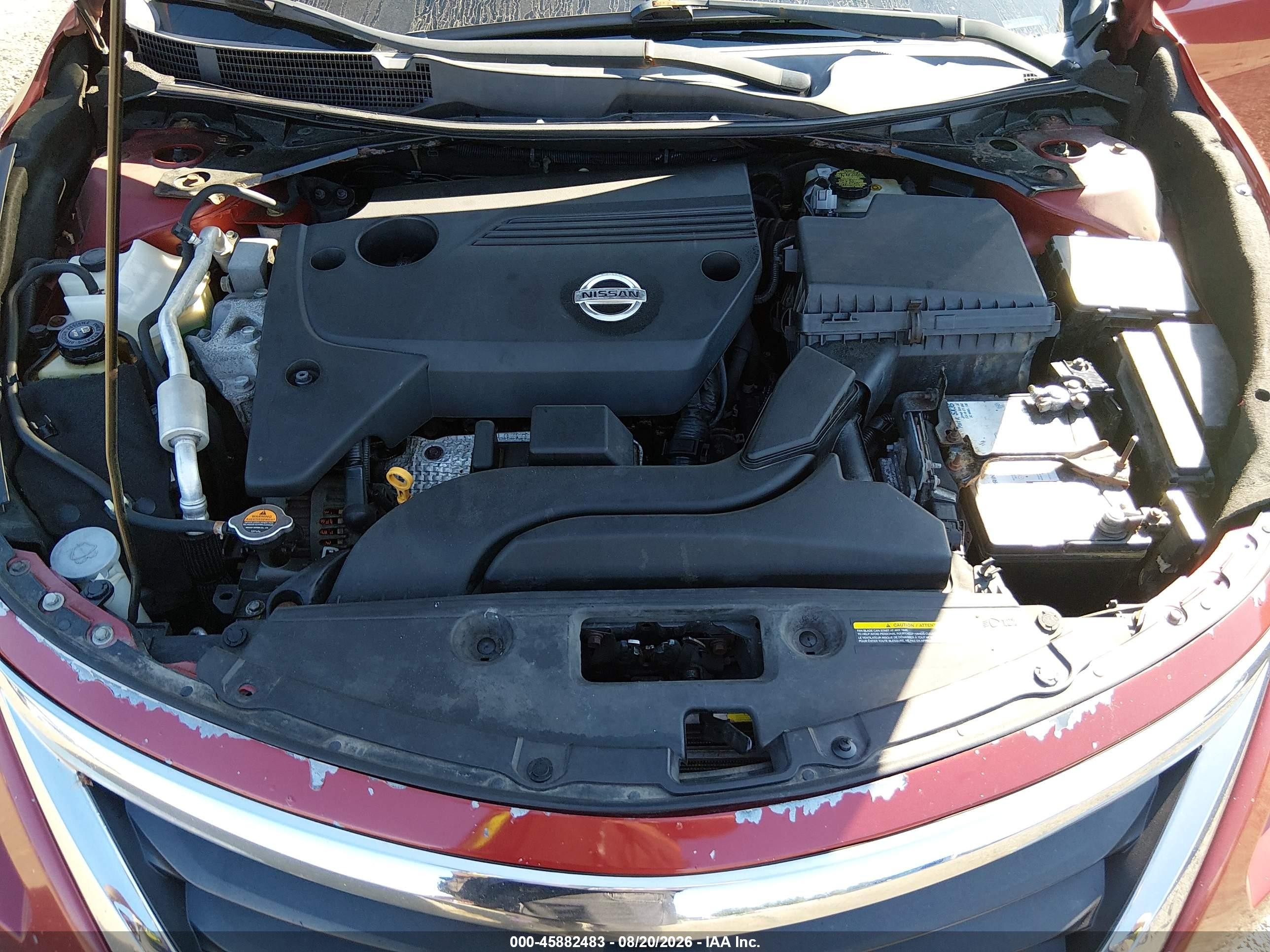 2013 Nissan Altima 2.5 Sl Red vin: 1N4AL3AP8DC105551