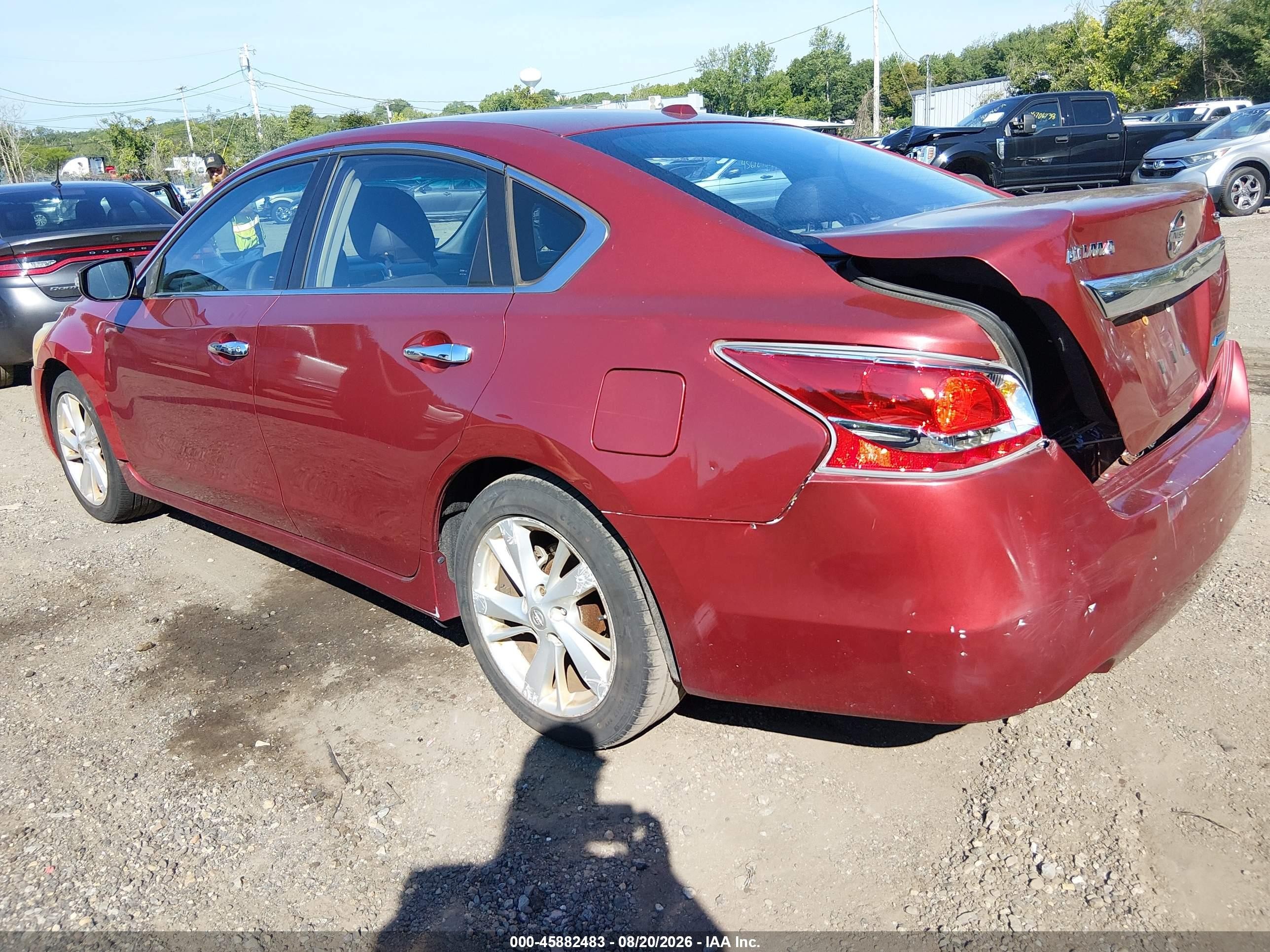 2013 Nissan Altima 2.5 Sl Red vin: 1N4AL3AP8DC105551
