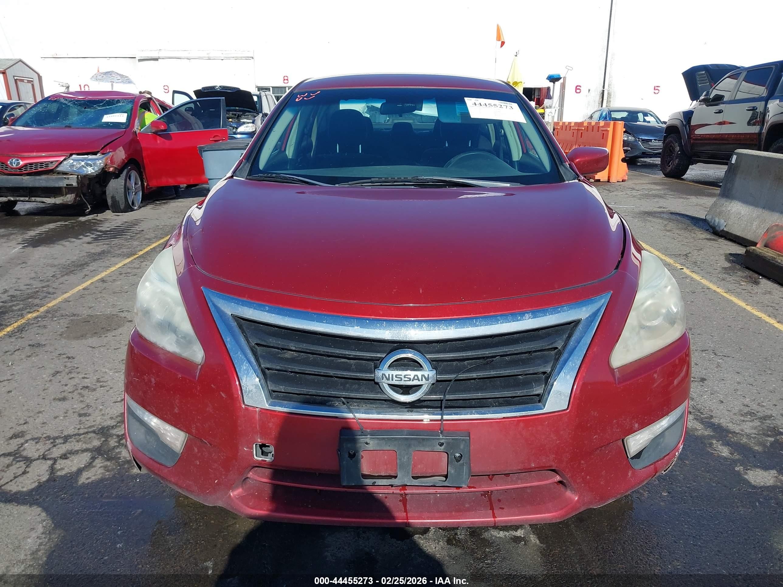 2013 Nissan Altima 2.5 S Red vin: 1N4AL3AP8DC110362