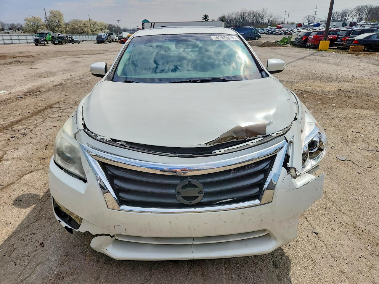 2013 Nissan Altima 2.5 White vin: 1N4AL3AP8DC110684