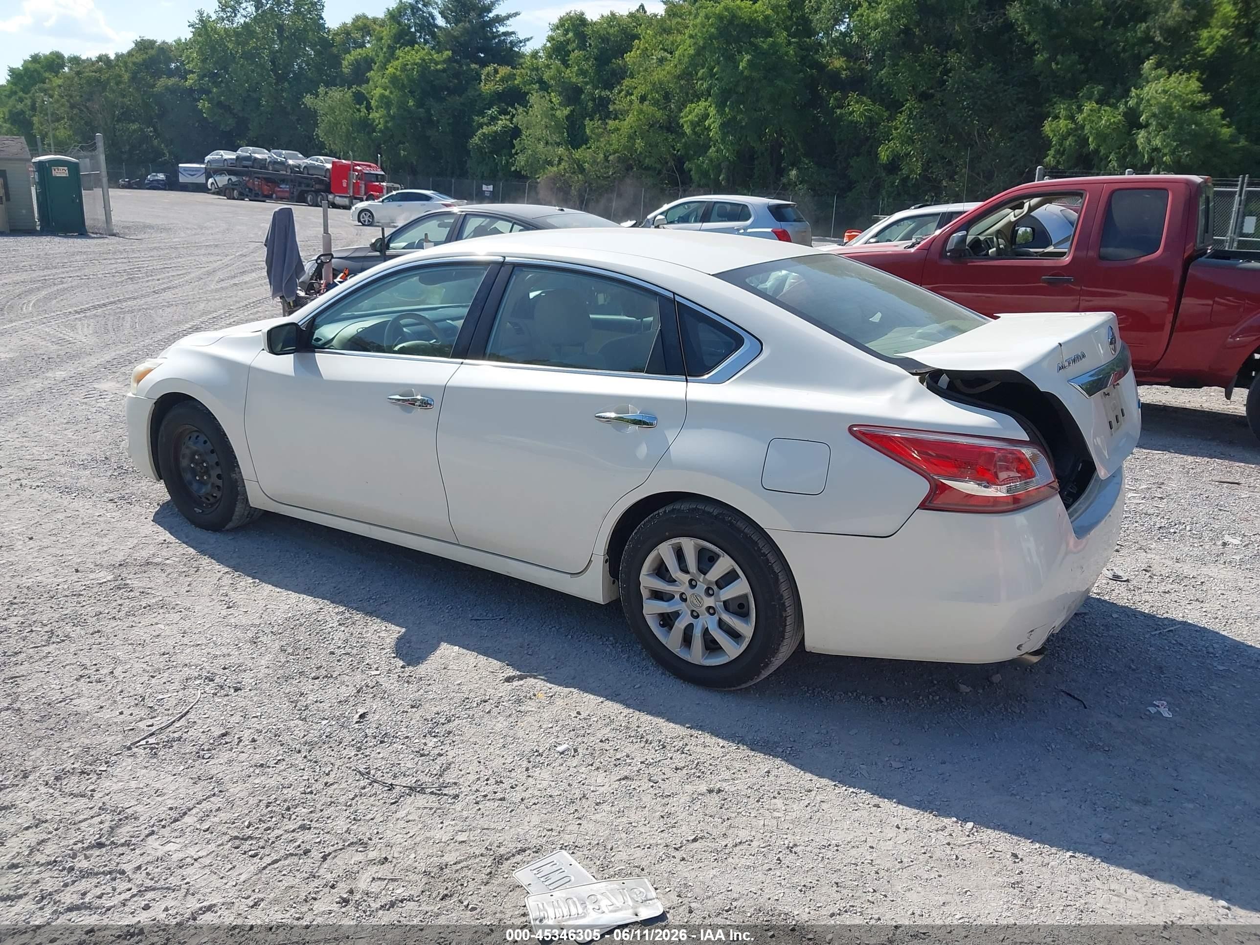 2013 Nissan Altima 2.5 S Белый vin: 1N4AL3AP8DC116534