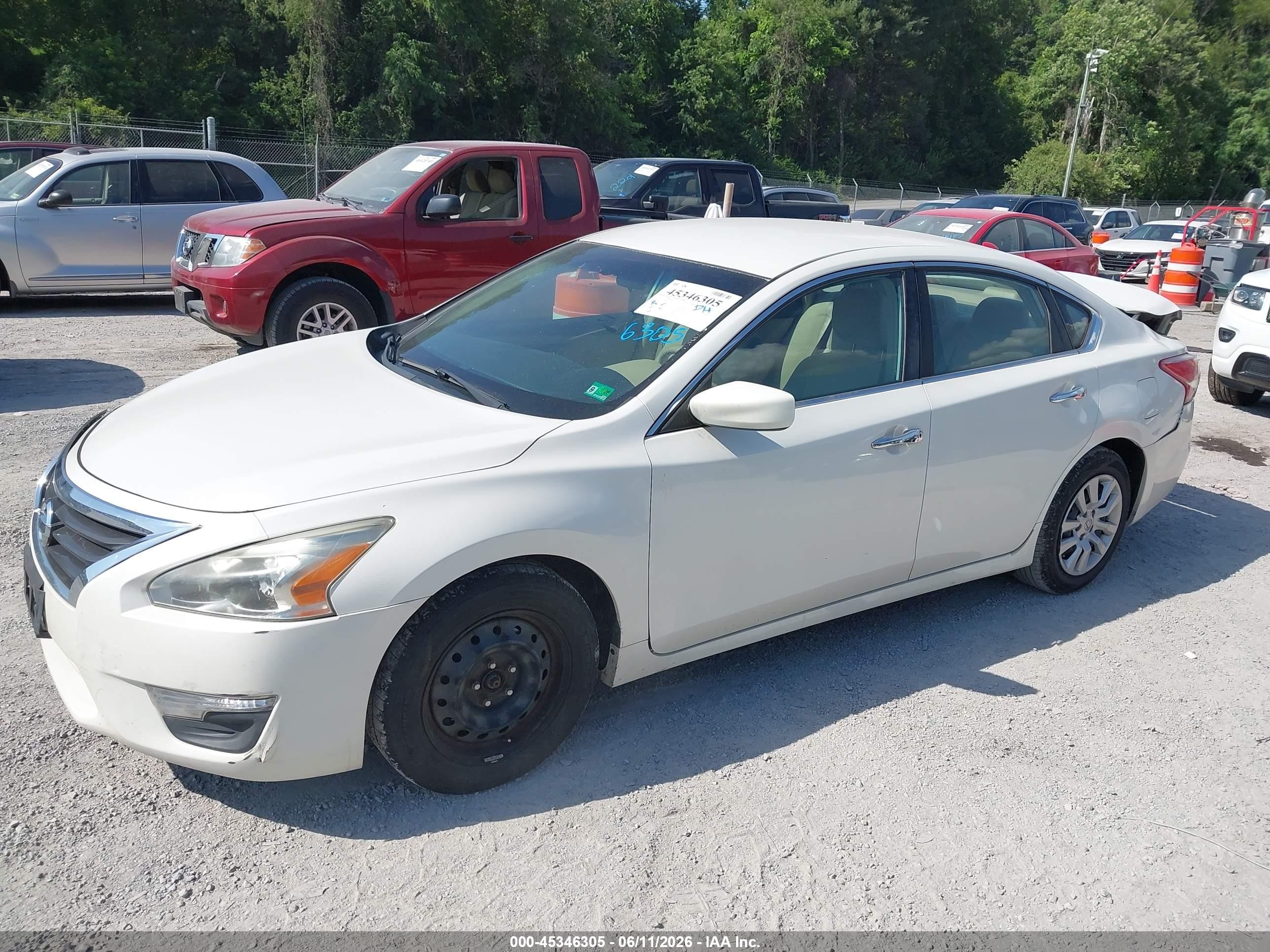 2013 Nissan Altima 2.5 S Белый vin: 1N4AL3AP8DC116534
