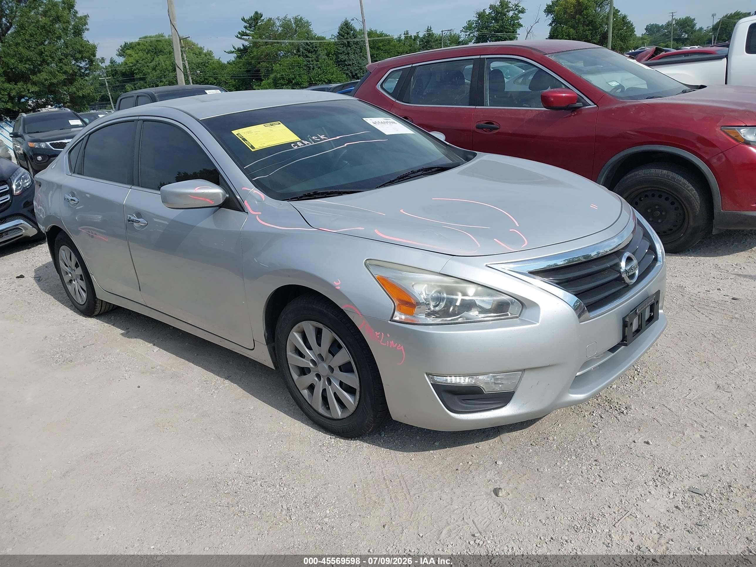 2013 Nissan Altima 2.5 Silver vin: 1N4AL3AP8DC130515