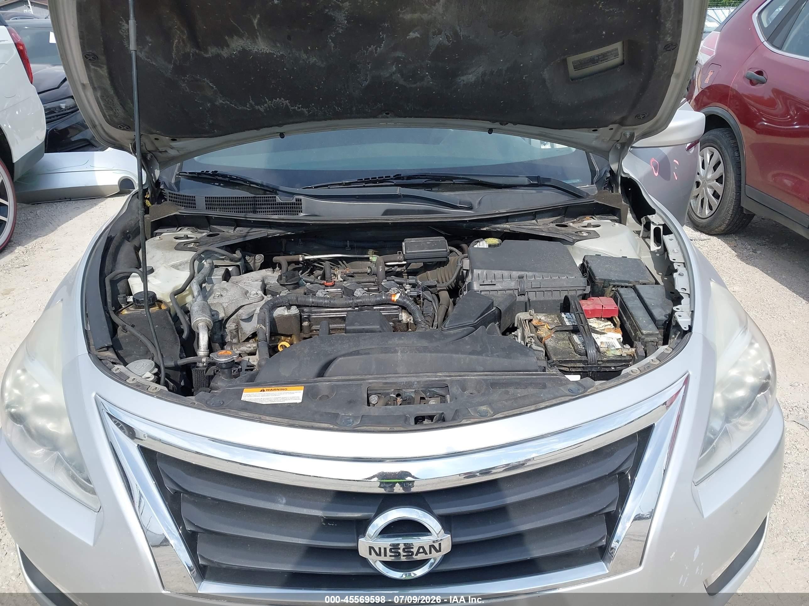 2013 Nissan Altima 2.5 Silver vin: 1N4AL3AP8DC130515